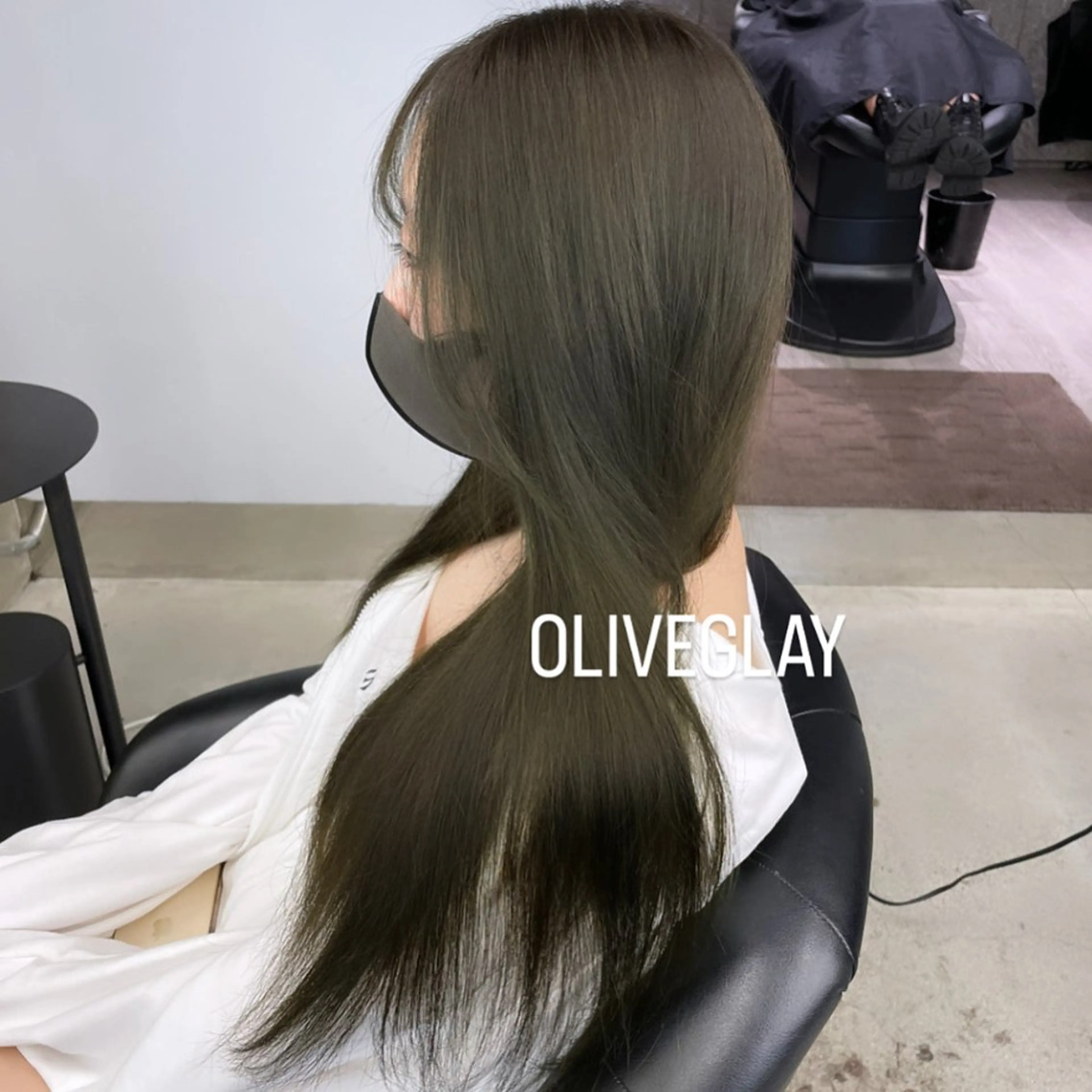 ロング カラー エクステ🩵ブリーチ 韓国ヘア🩵KAEのヘアスタイル