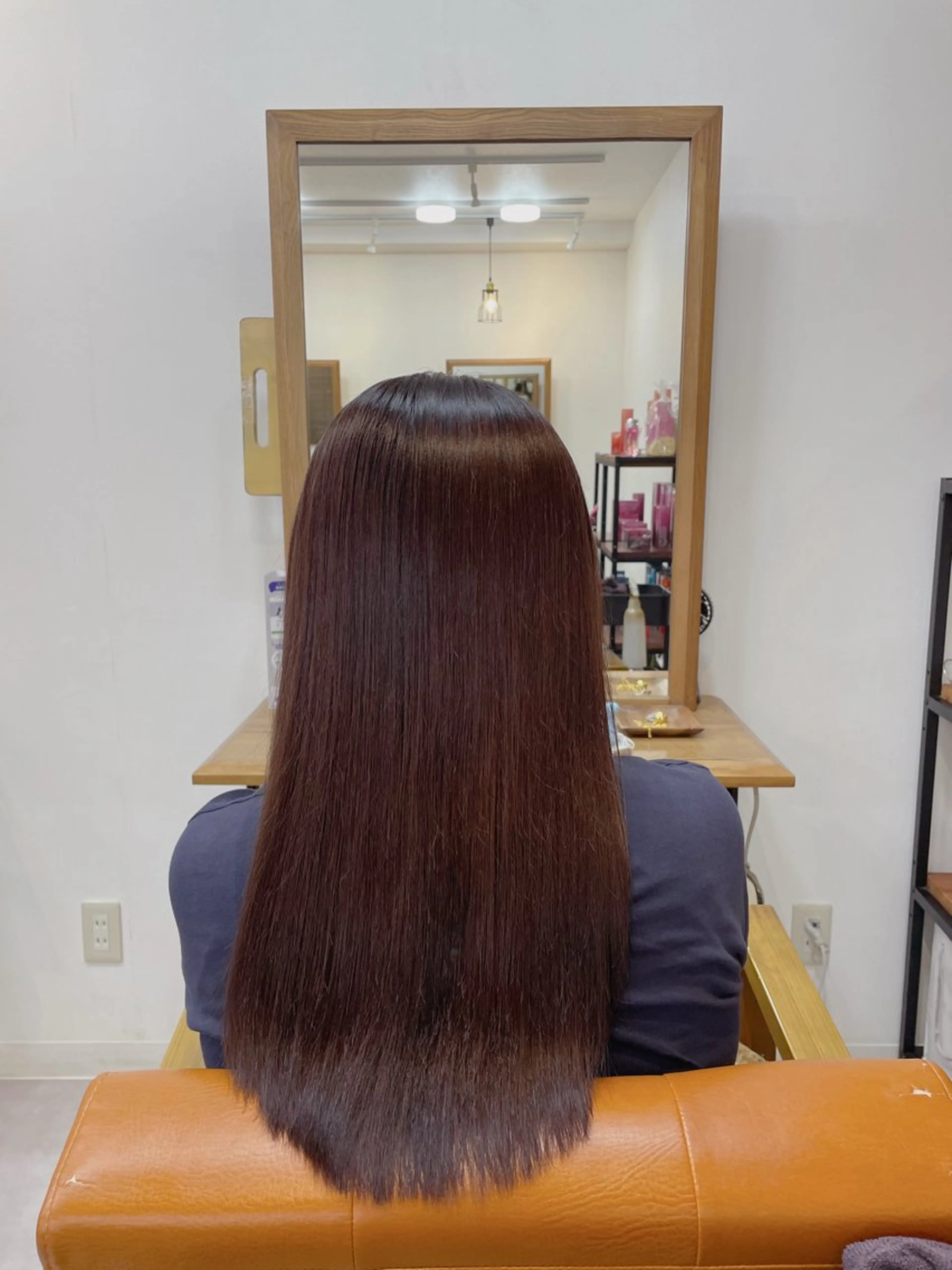 ロング モデル募集中lore 中村かれんのヘアスタイル