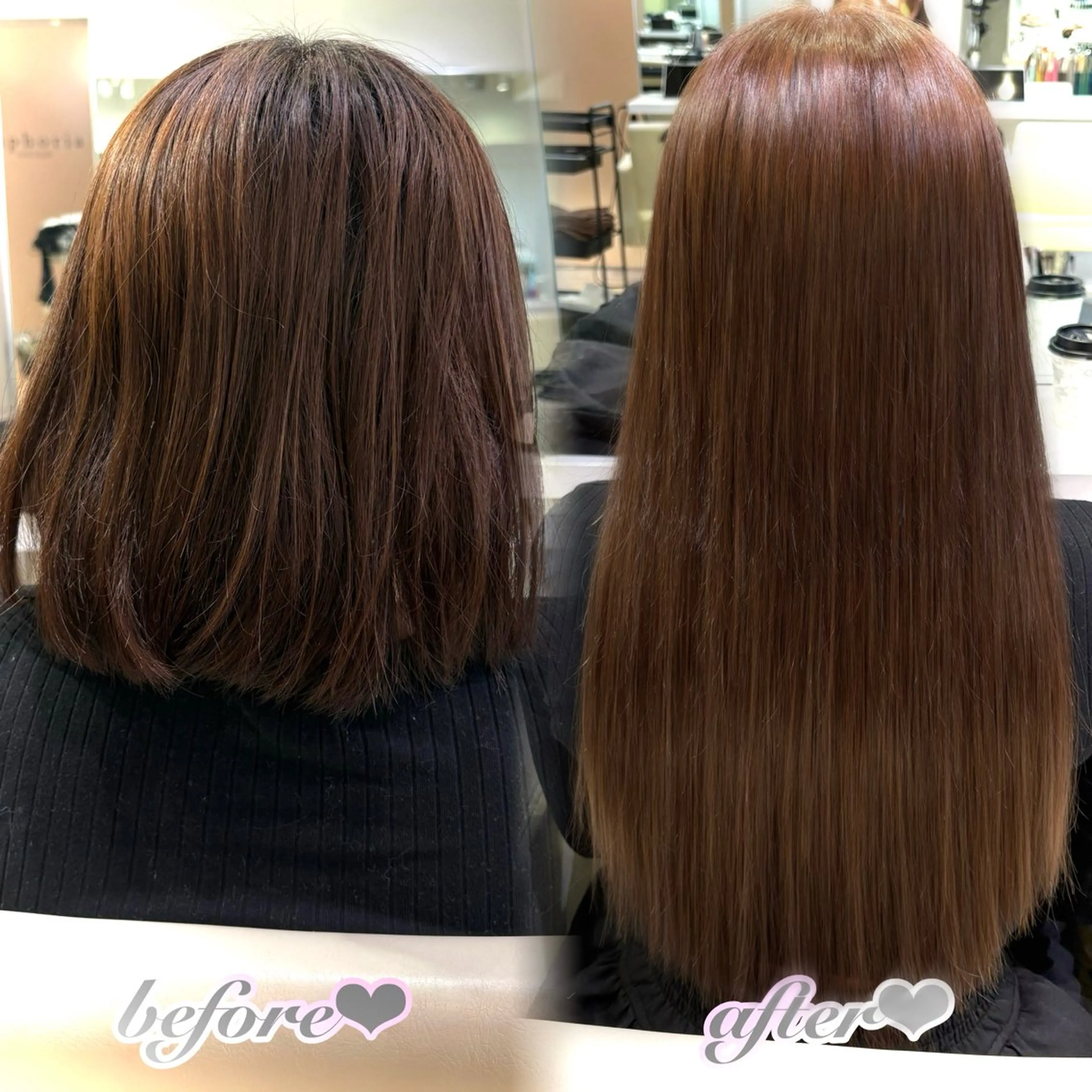 ロング カラー エクステ ヘアカラー エクステ 新宿/透明感カラー /韓国ヘアKANA♡のヘアスタイル