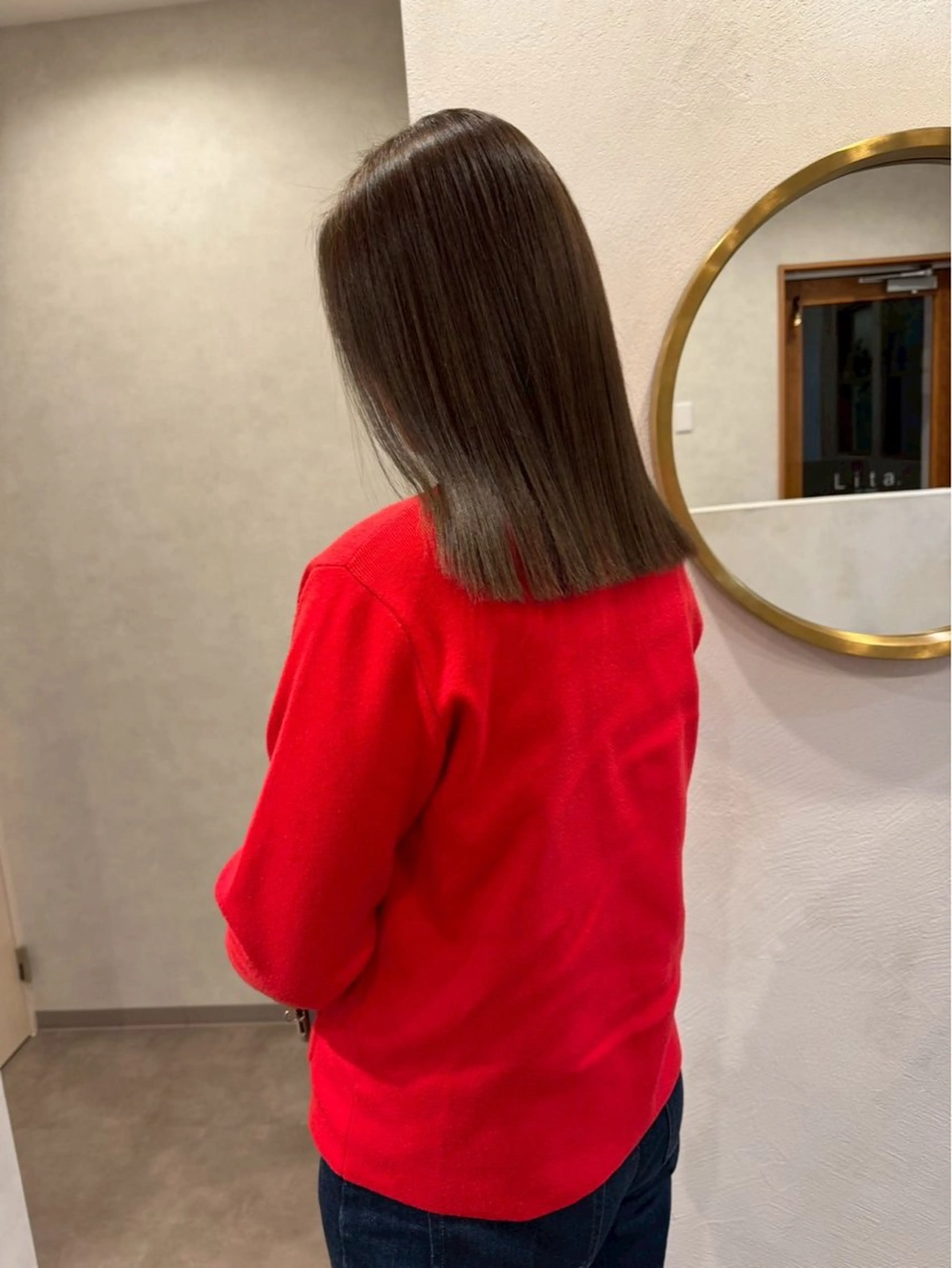 ロング カラー ベージュカラー オリーブベージュ ヘアカラー LittleGarden所属・リトルガーデン/ yuka🧁‎‎のヘアスタイル