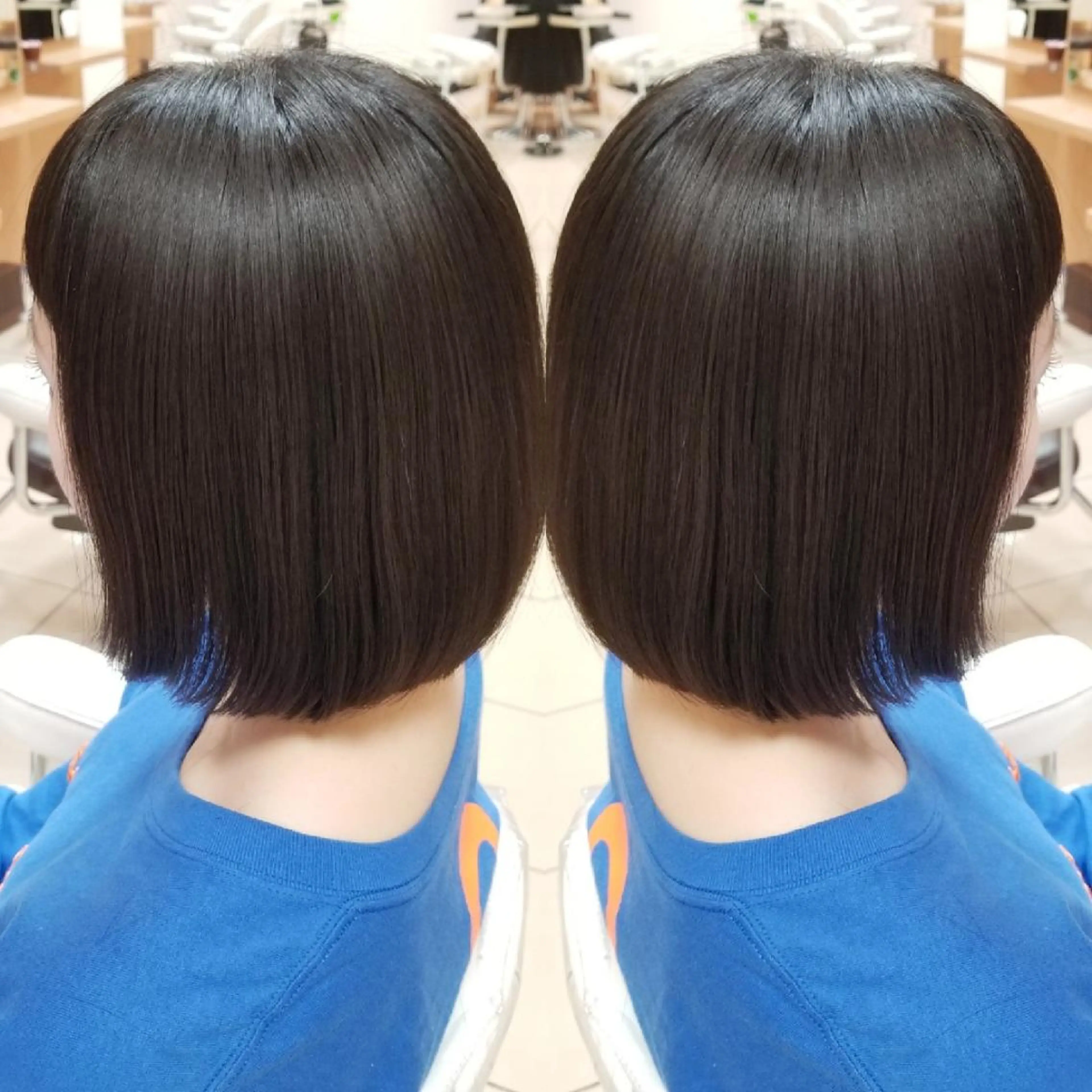 ミディアム パーマ 縮毛矯正 髪質改善特化美容師 小林和哉のヘアスタイル