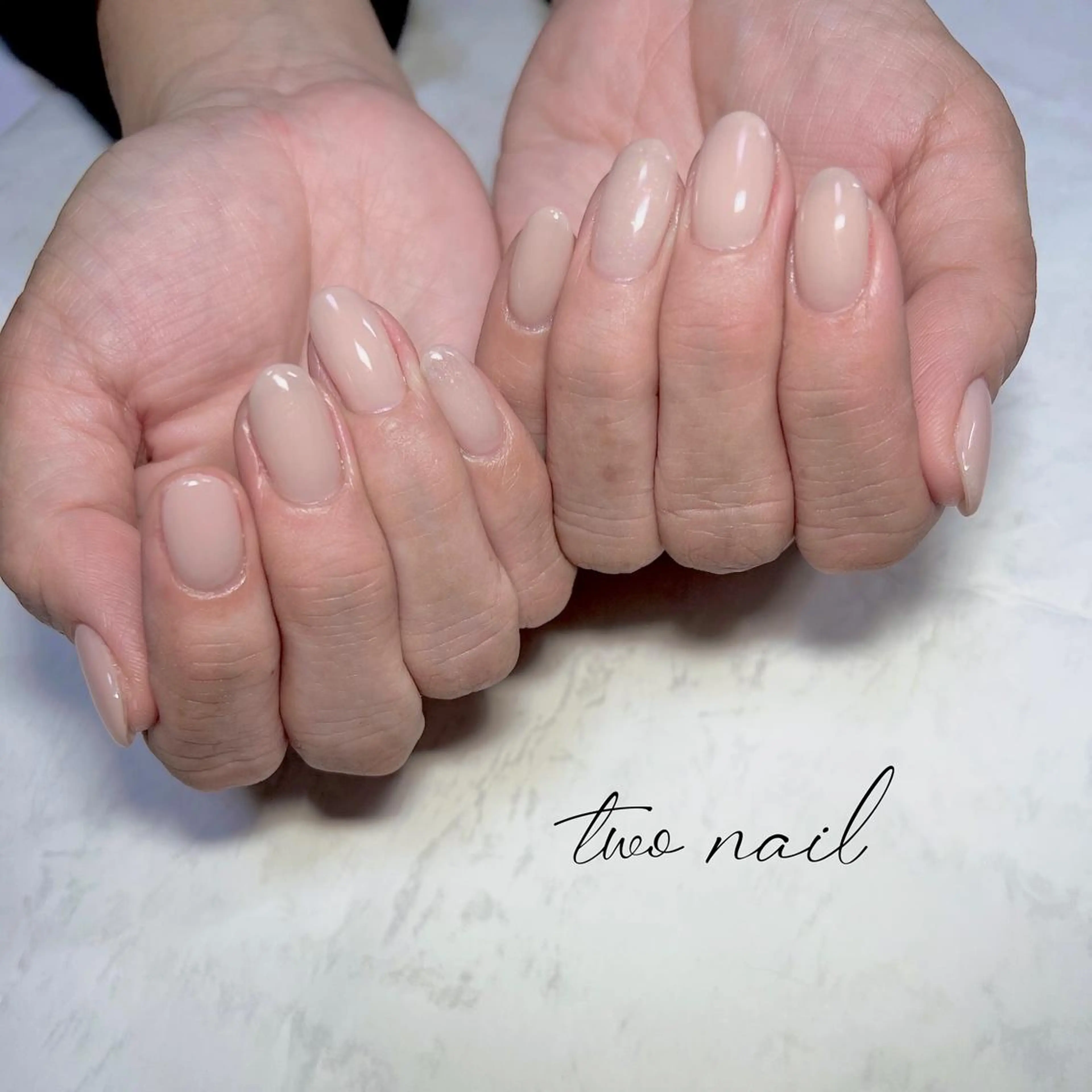 ネイル アートネイル フットネイル ハート ラメ(グリッター) ニュアンスネイル two nailのネイルデザイン