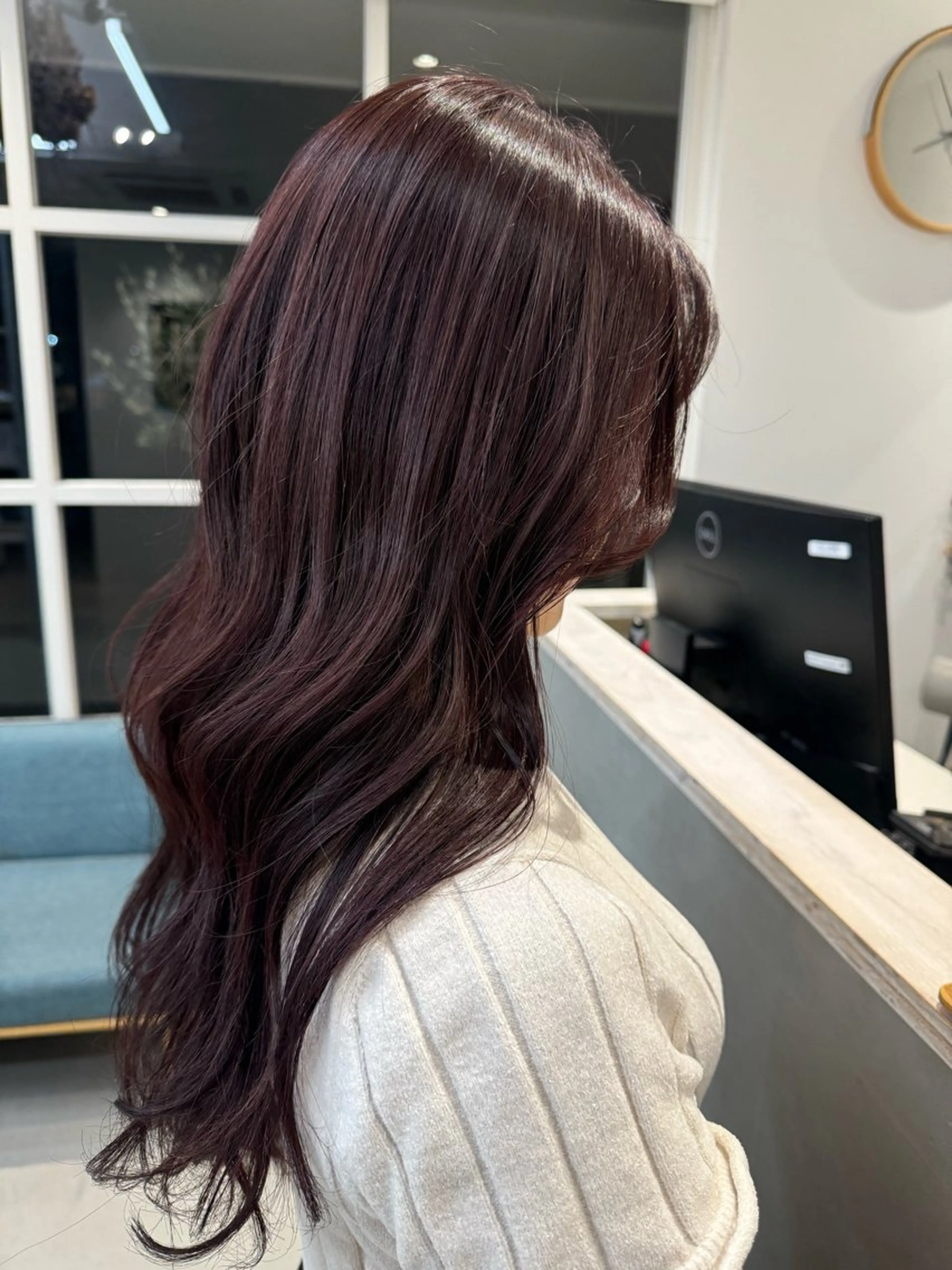 ロング ハイライト レイヤーカット ヘアカラー YUME/ ブリーチ／ハイライトのヘアスタイル