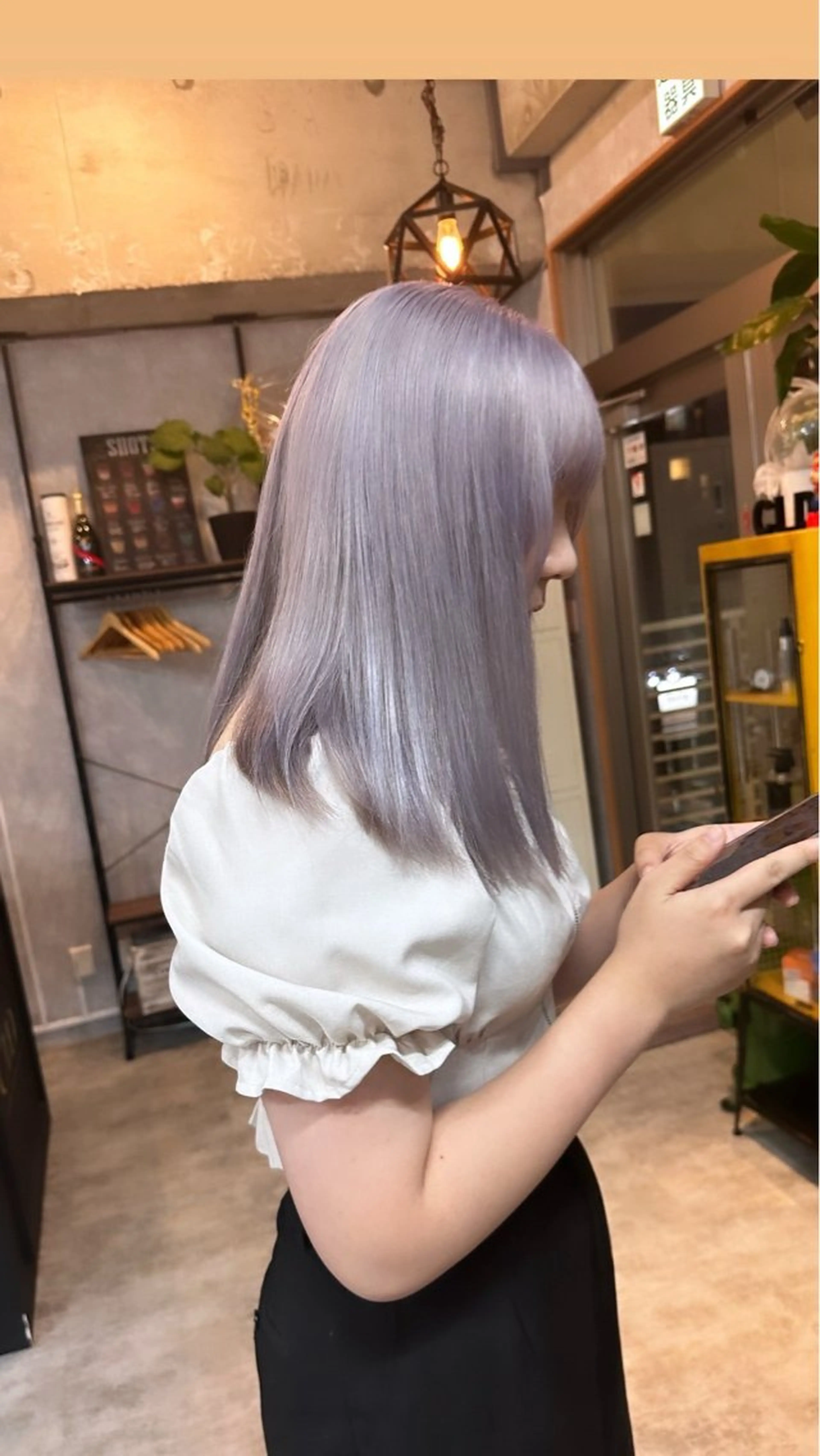 ミディアム カラー C'LD Hair Produce【シールドヘアープロデュース】所属・シールドヘアー/那覇 /縮毛矯正/ブリーチのヘアスタイル