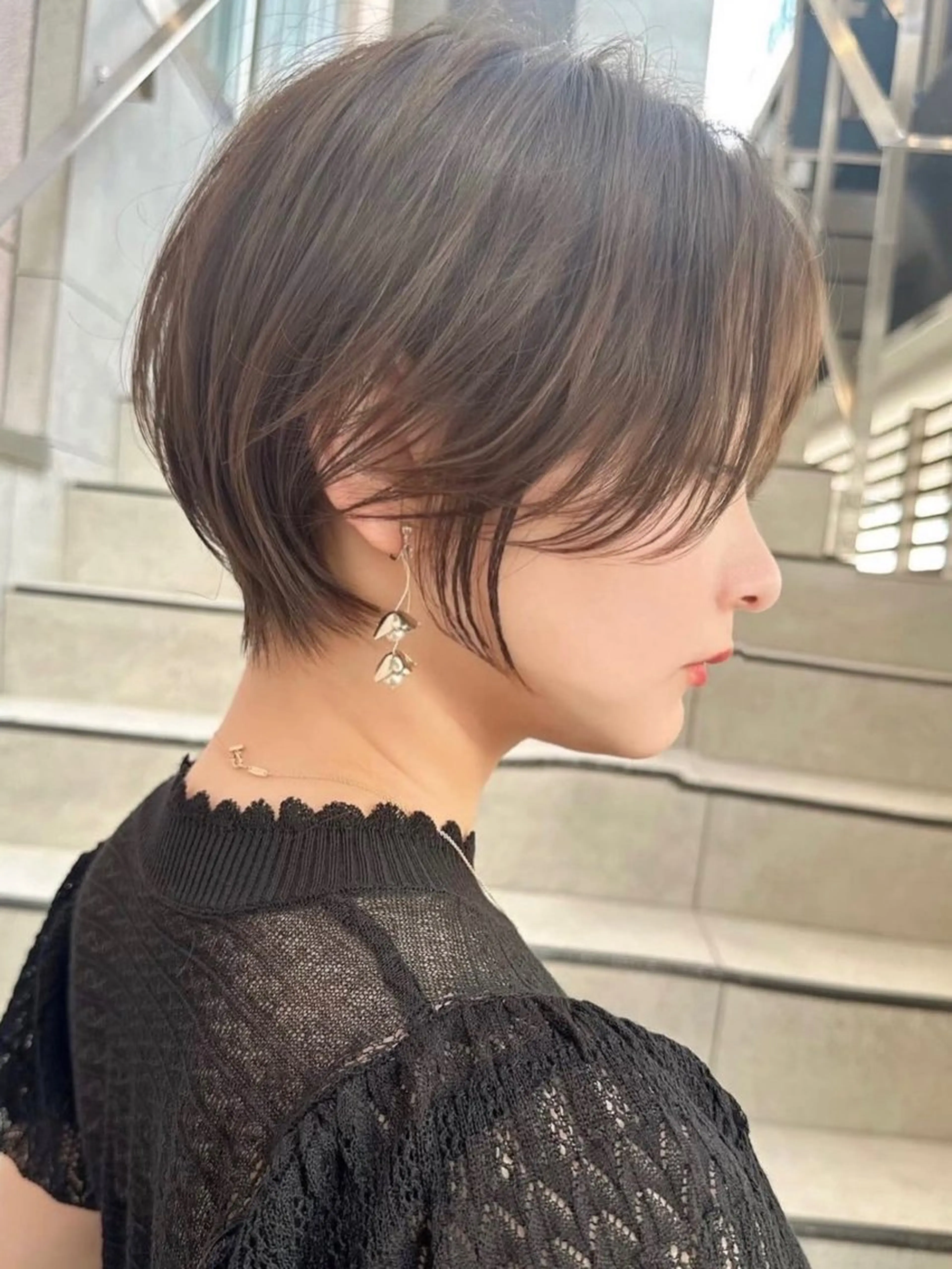 ショート カラー カット ヘアカラー トリートメント ショート/ボブ 岡田洸太のヘアスタイル