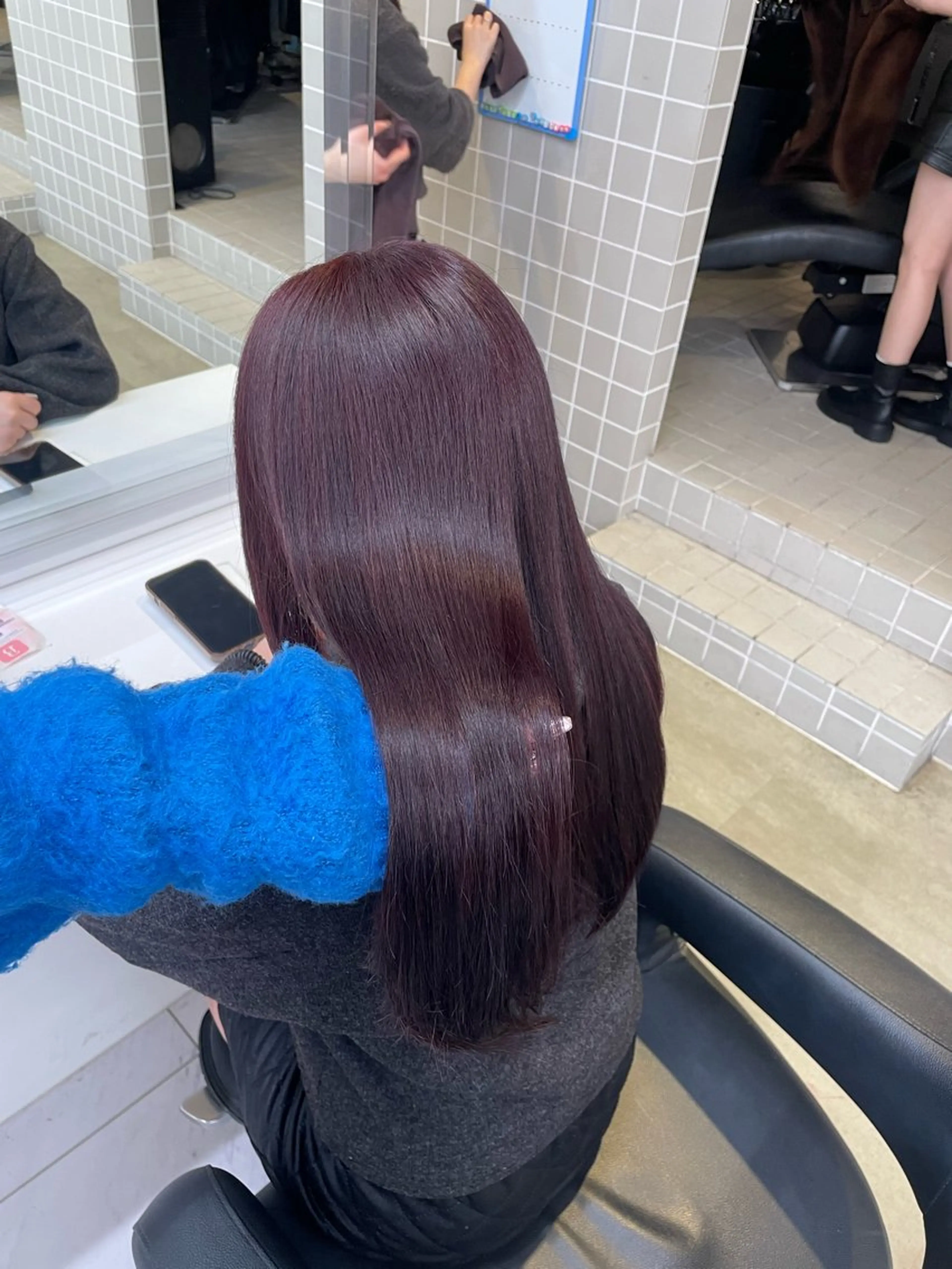 ロング カラー ヘアアレンジ ヘアカラー トリートメント ヘアセット 💗横浜美容室 💗HARUNAのヘアスタイル