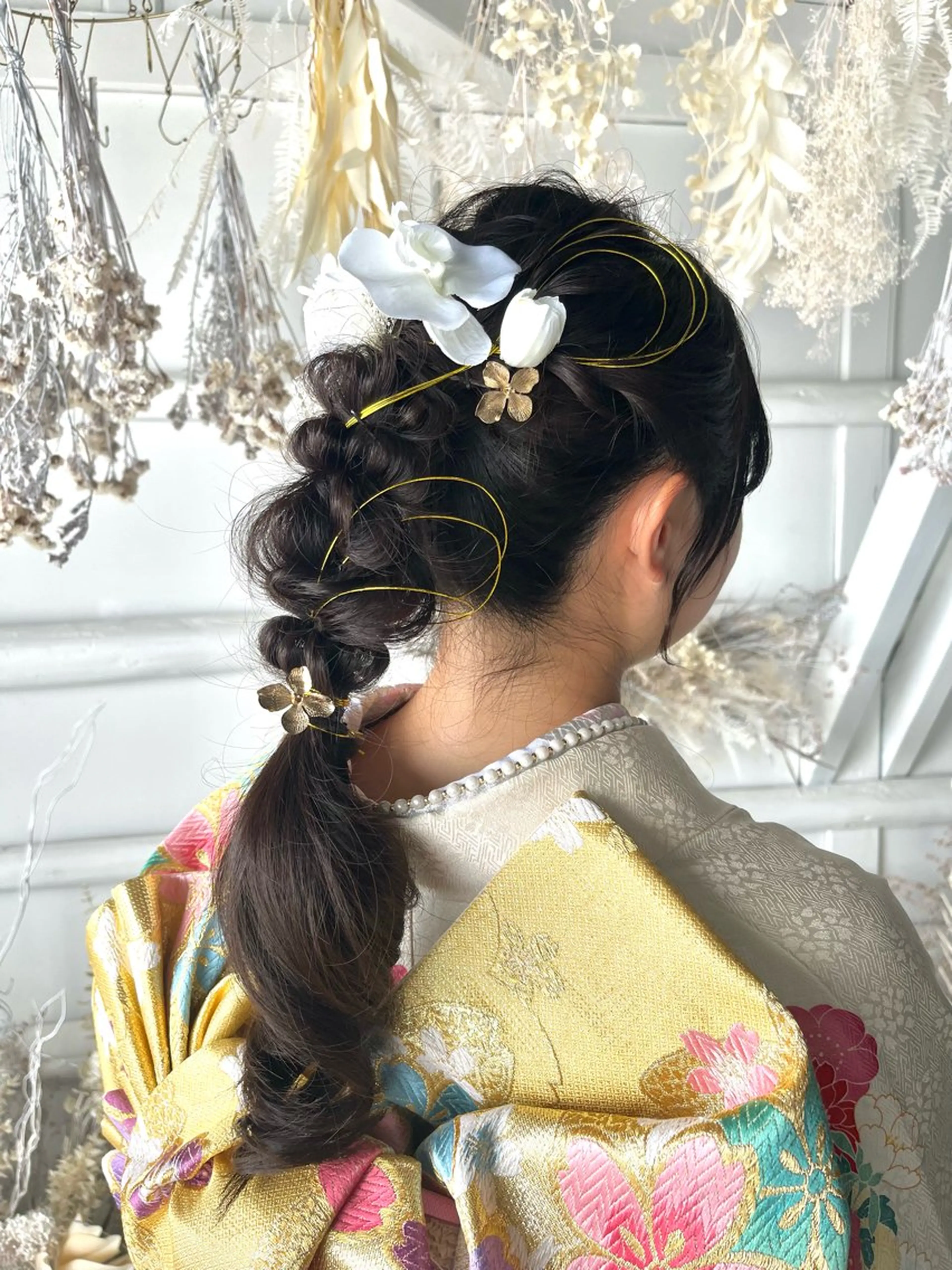 ロング ヘアアレンジ 川嶋 芽衣のヘアスタイル