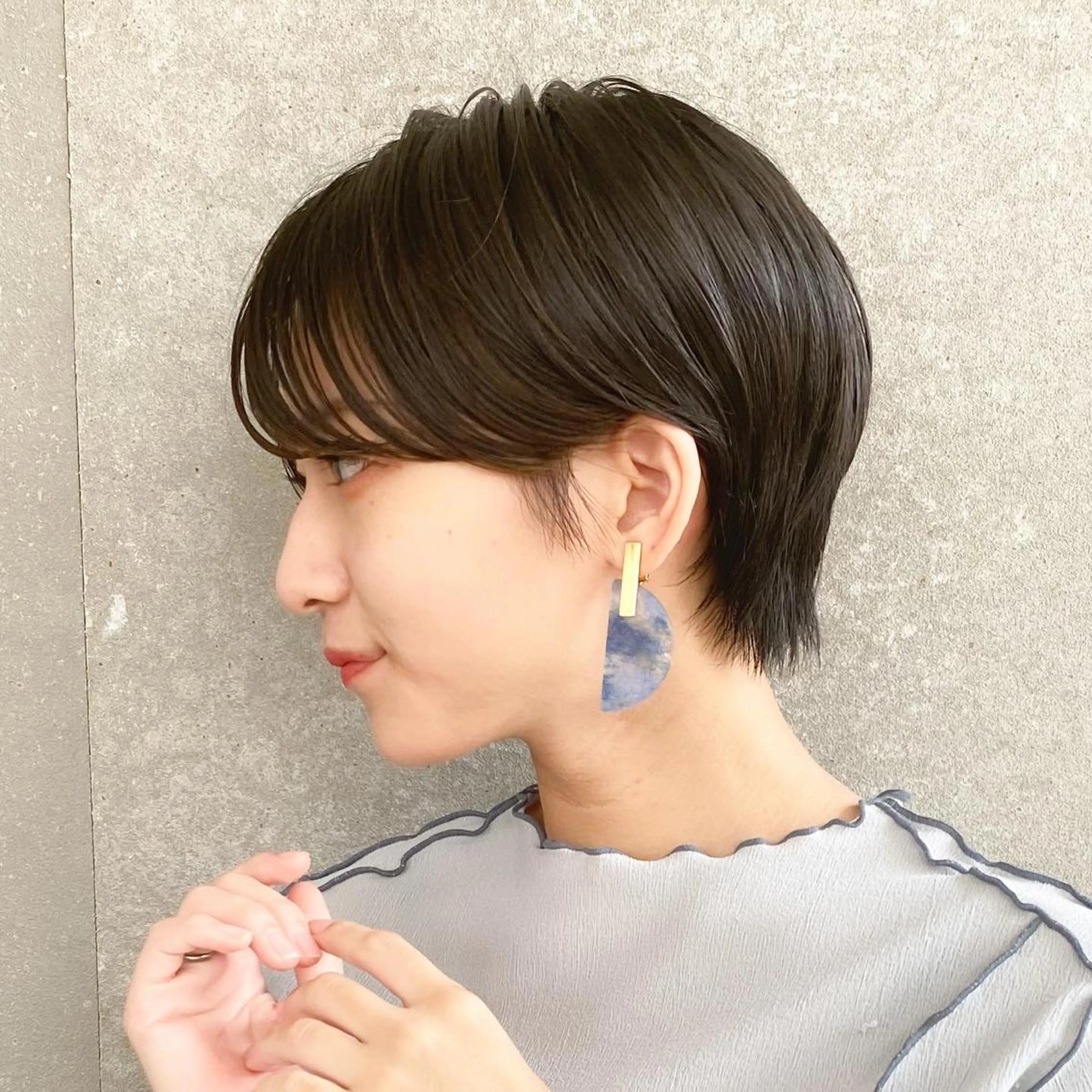 ショート カット ヘアカラー トリートメント 似合わせ/小顔カット 🔷山方直也のヘアスタイル