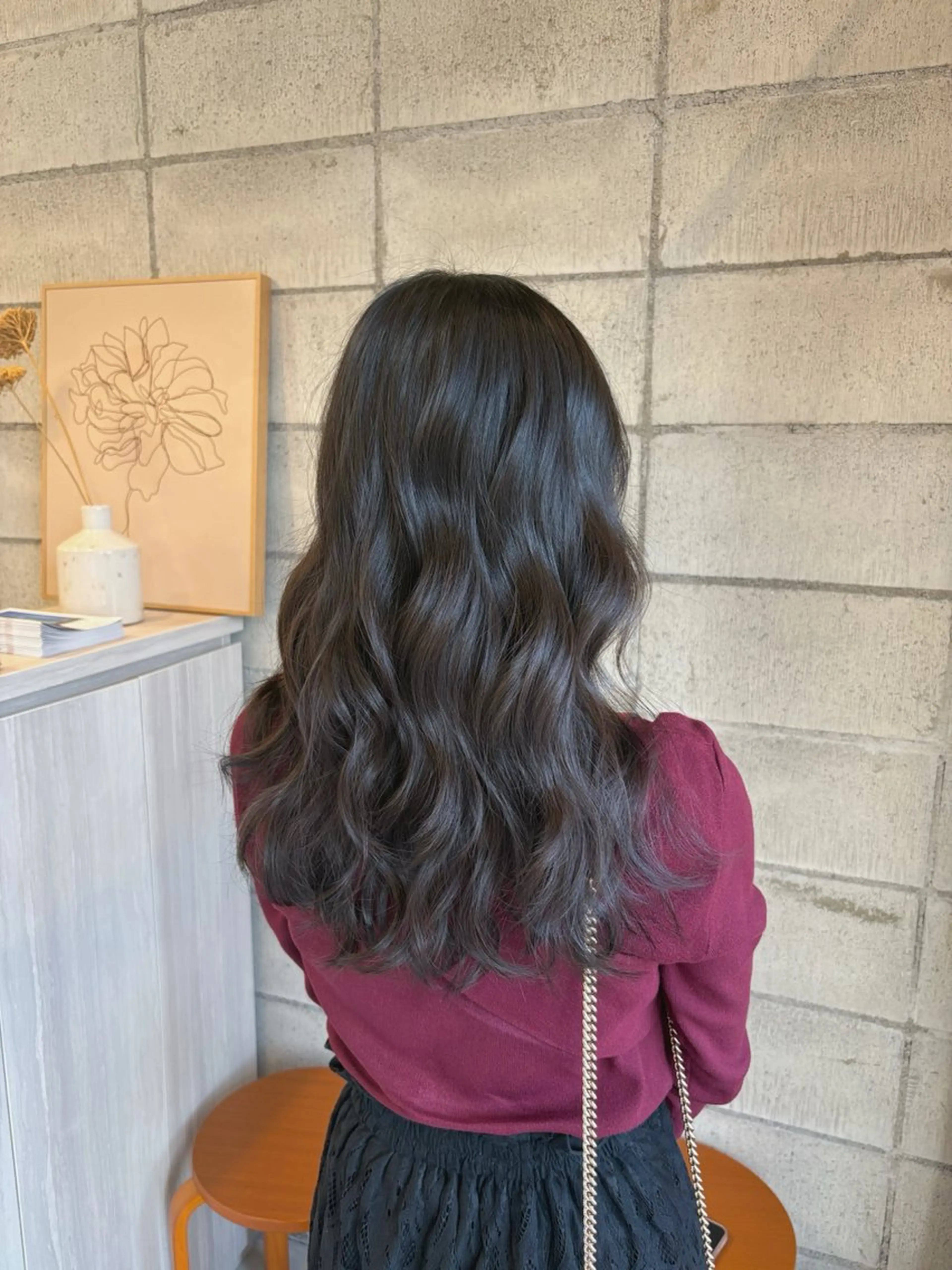 ロング カット トリートメント 中村 潮音のヘアスタイル