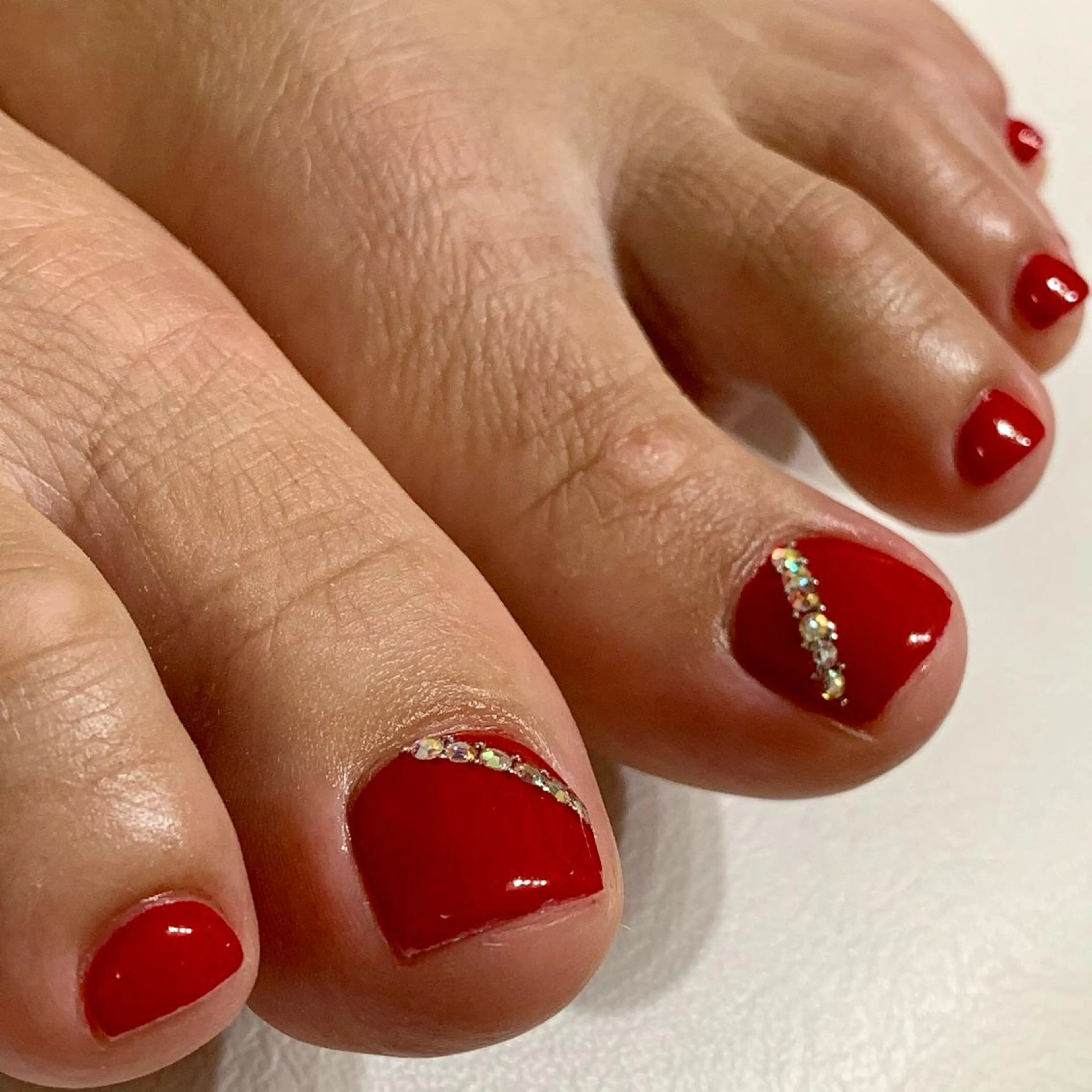 フットアート2本の写真