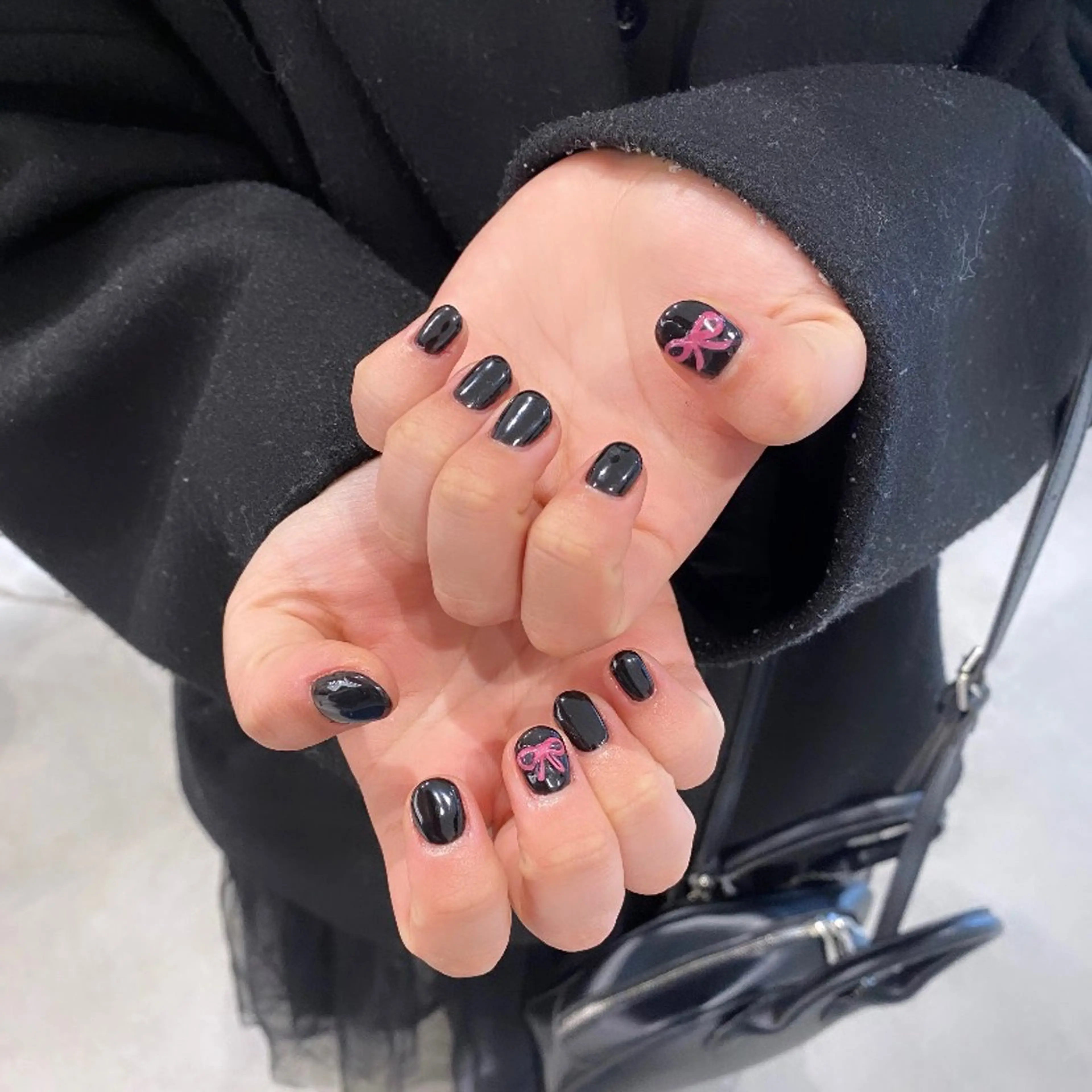 ネイル ジェルネイル 韓国ネイル パラジェル ワンホンネイル emu所属・けいこ🍊ニュアンス ネイル/個性派ネイルのネイルデザイン