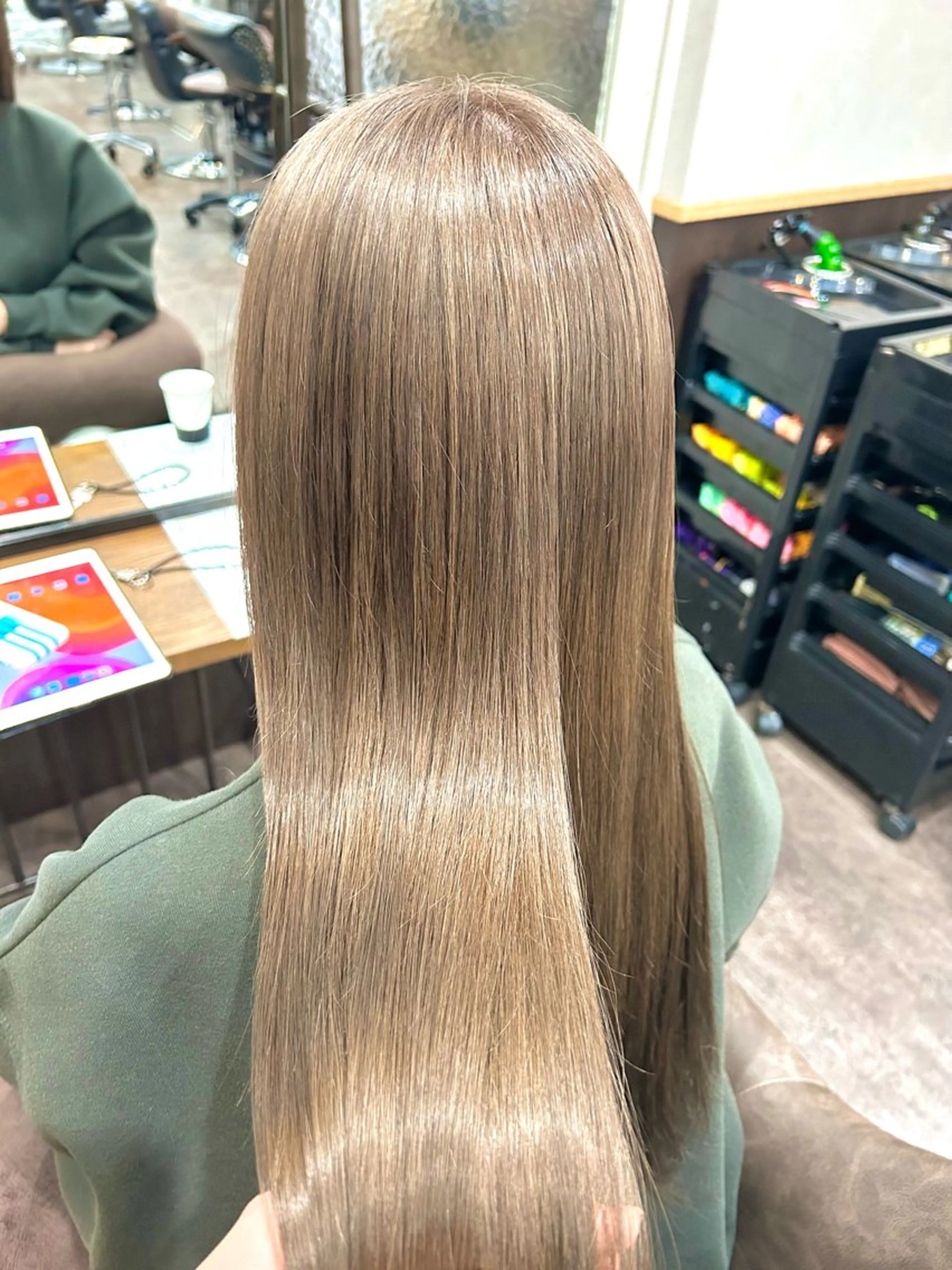 ロング ヘアカラー トリートメント 🦄🩵YUNA 🩵🦄のヘアスタイル