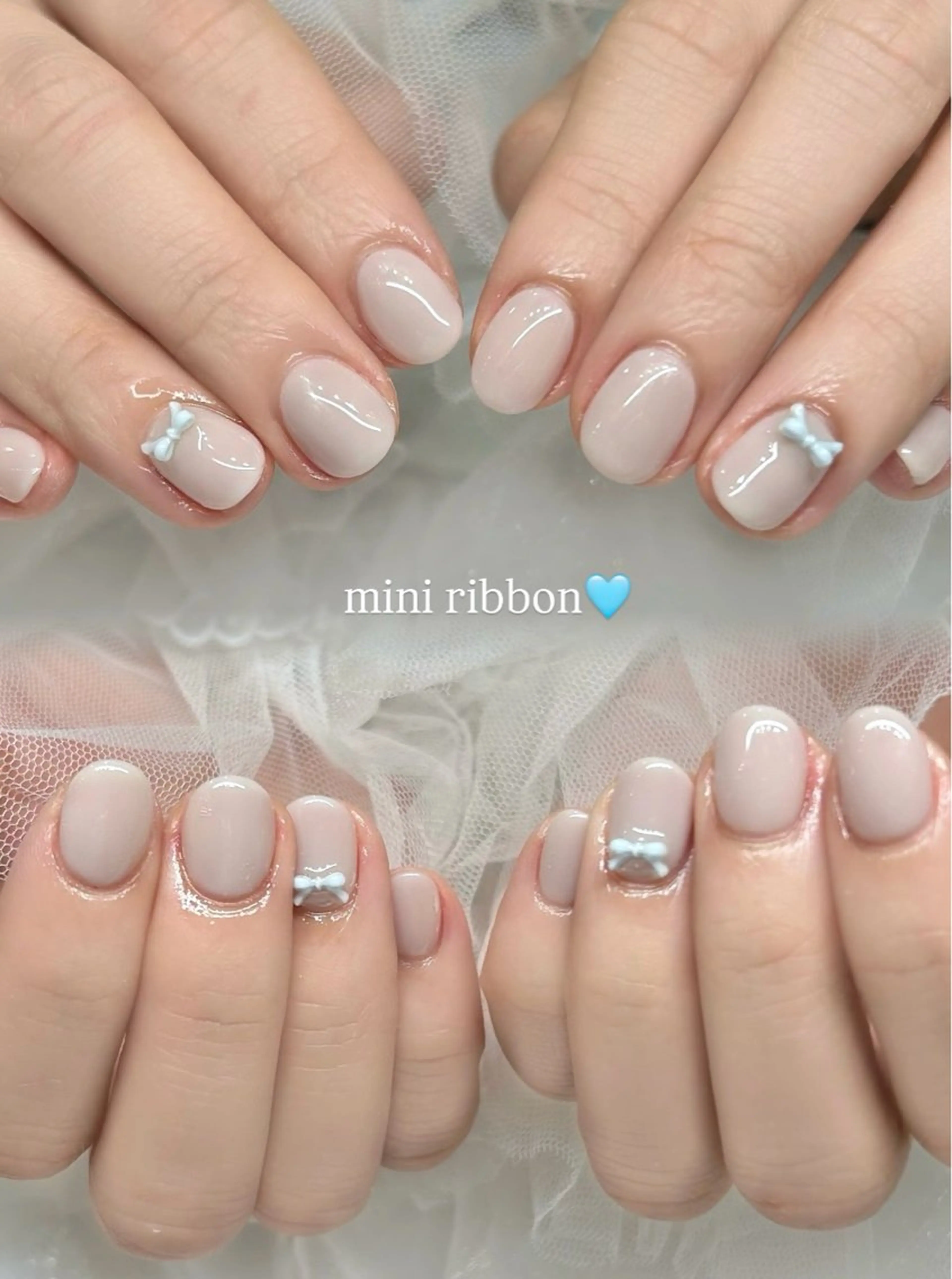 ネイル チークネイル ジェルネイル 水色 ワンカラーネイル パラジェル ハンドネイル 🎀チーク/ちゅるん 🫧chisa🎀のネイルデザイン