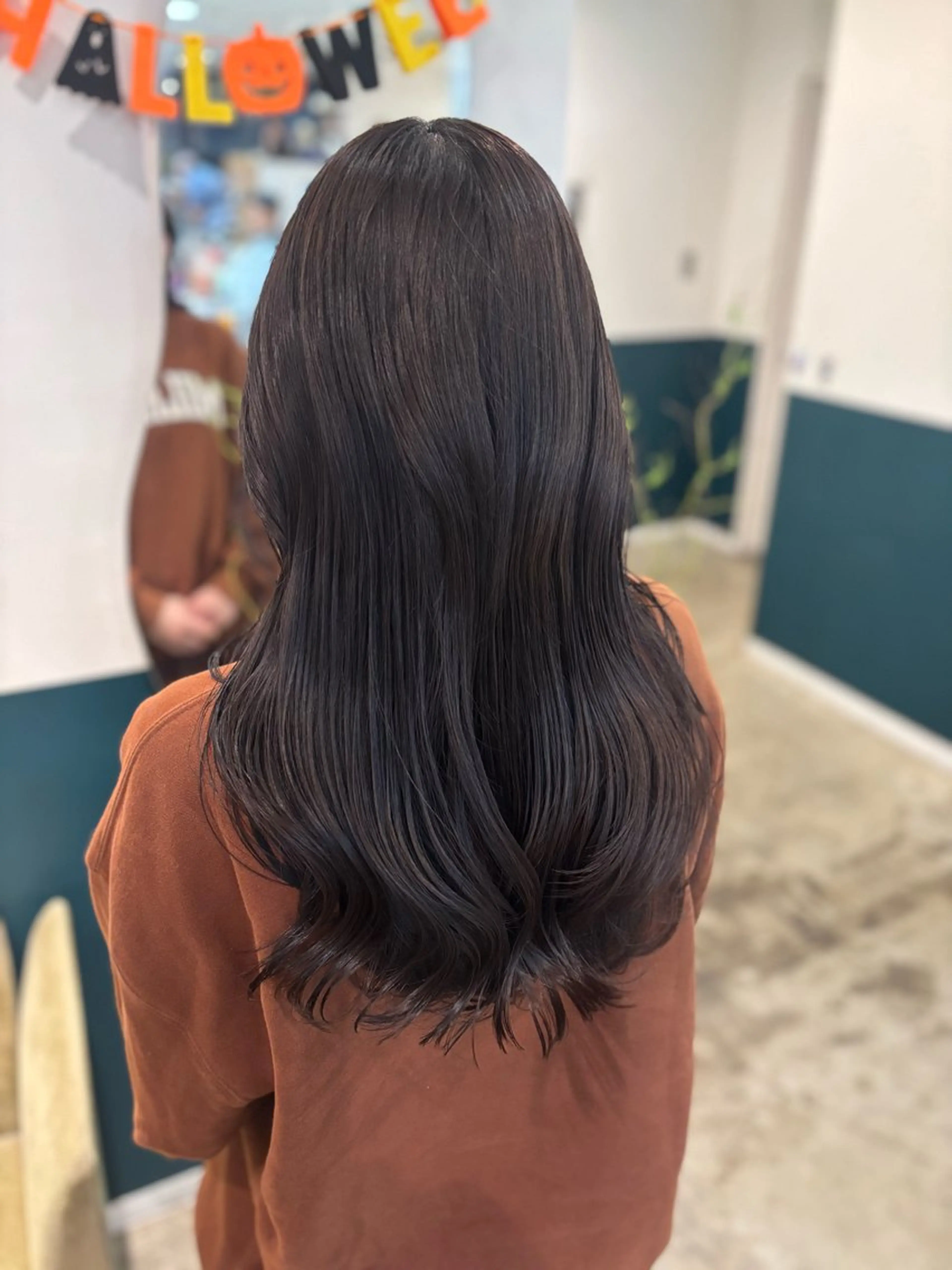 ロング カット ヘアカラー ☁️RIKA☁️ @ri2_____bのヘアスタイル