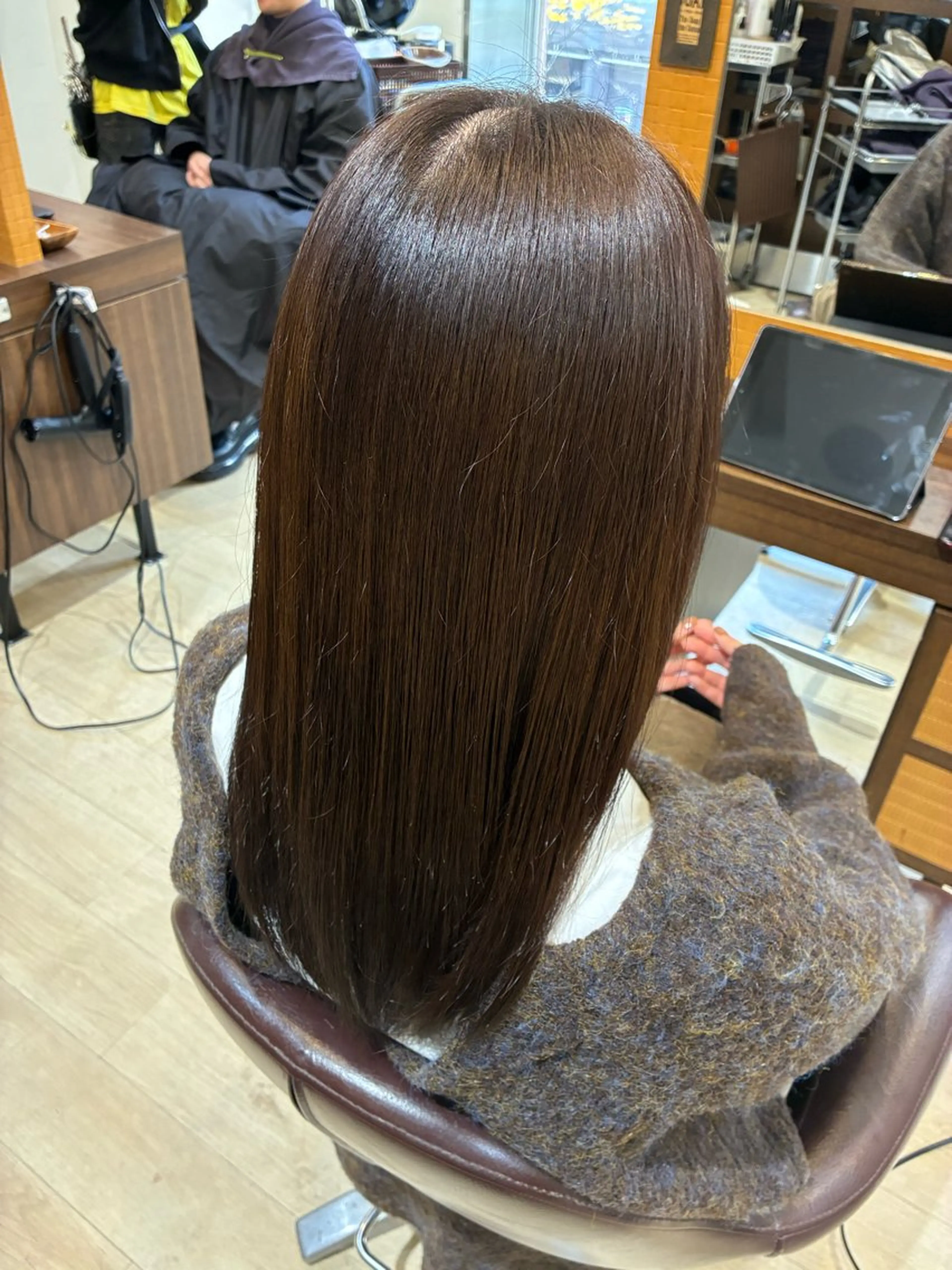 ミディアム ヘアカラー Orque kazuneのヘアスタイル