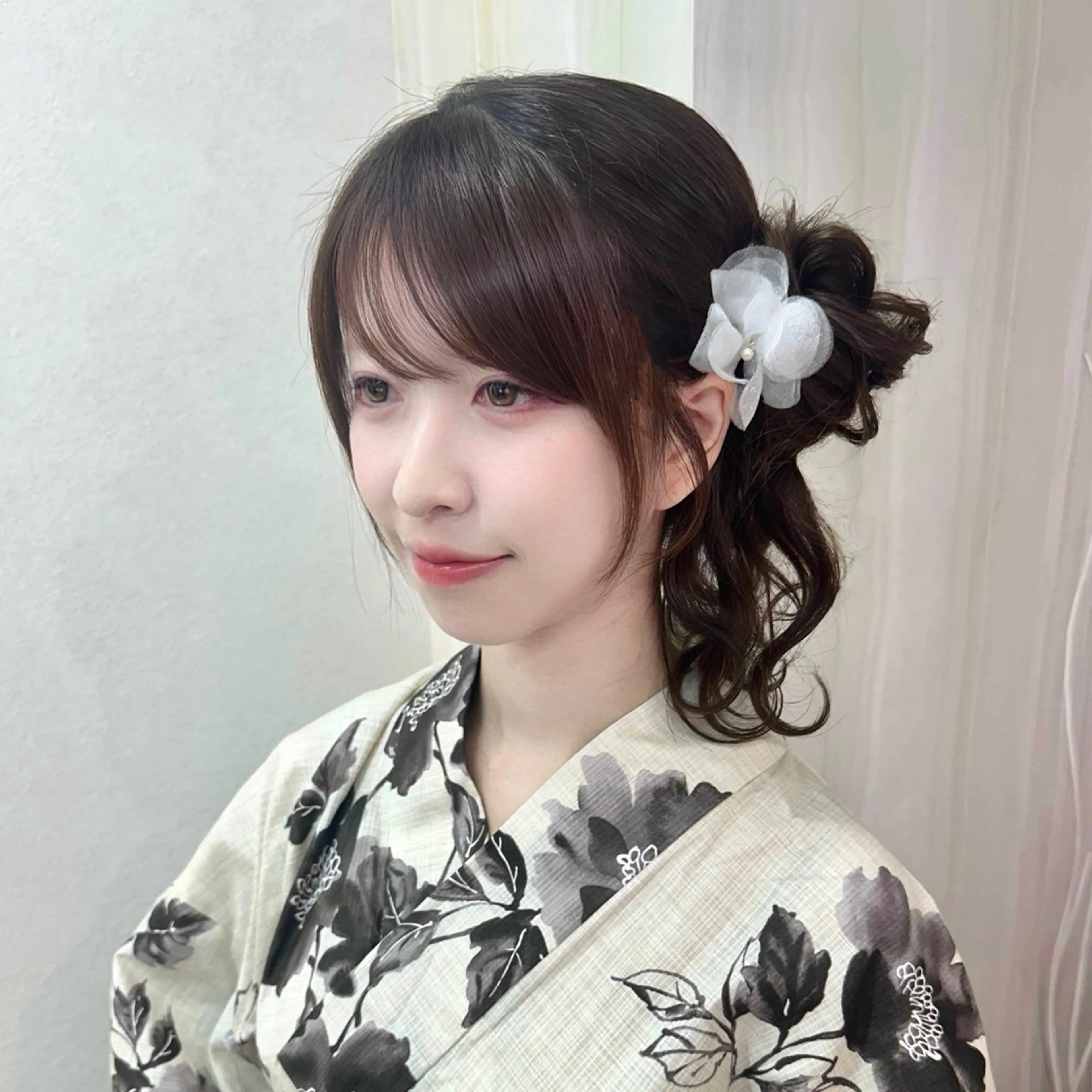 ヘアアレンジ ヘアセット Rio🎀 カラー/顔周りカットのヘアスタイル