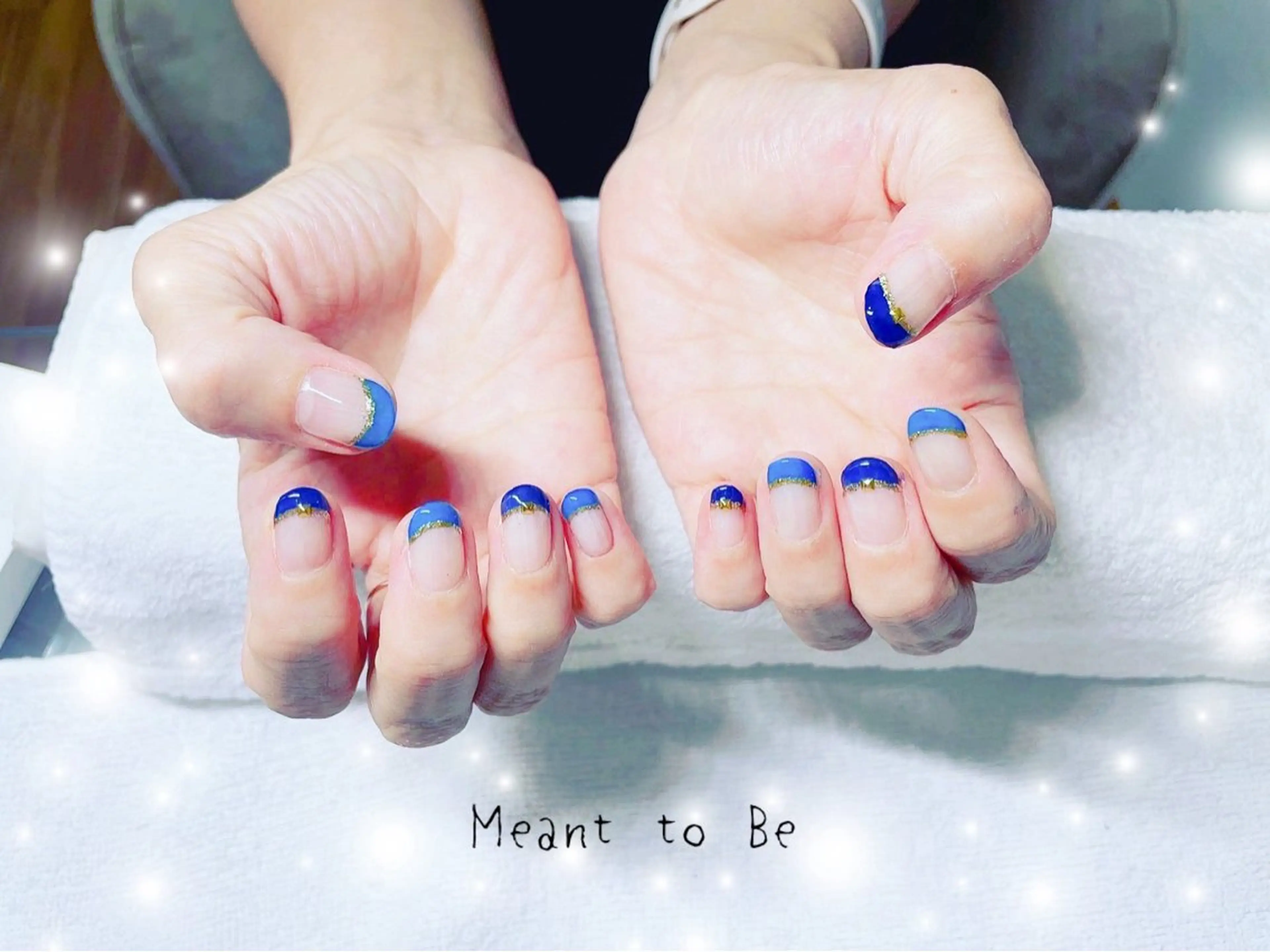 【オフ付き】フレンチネイルの写真