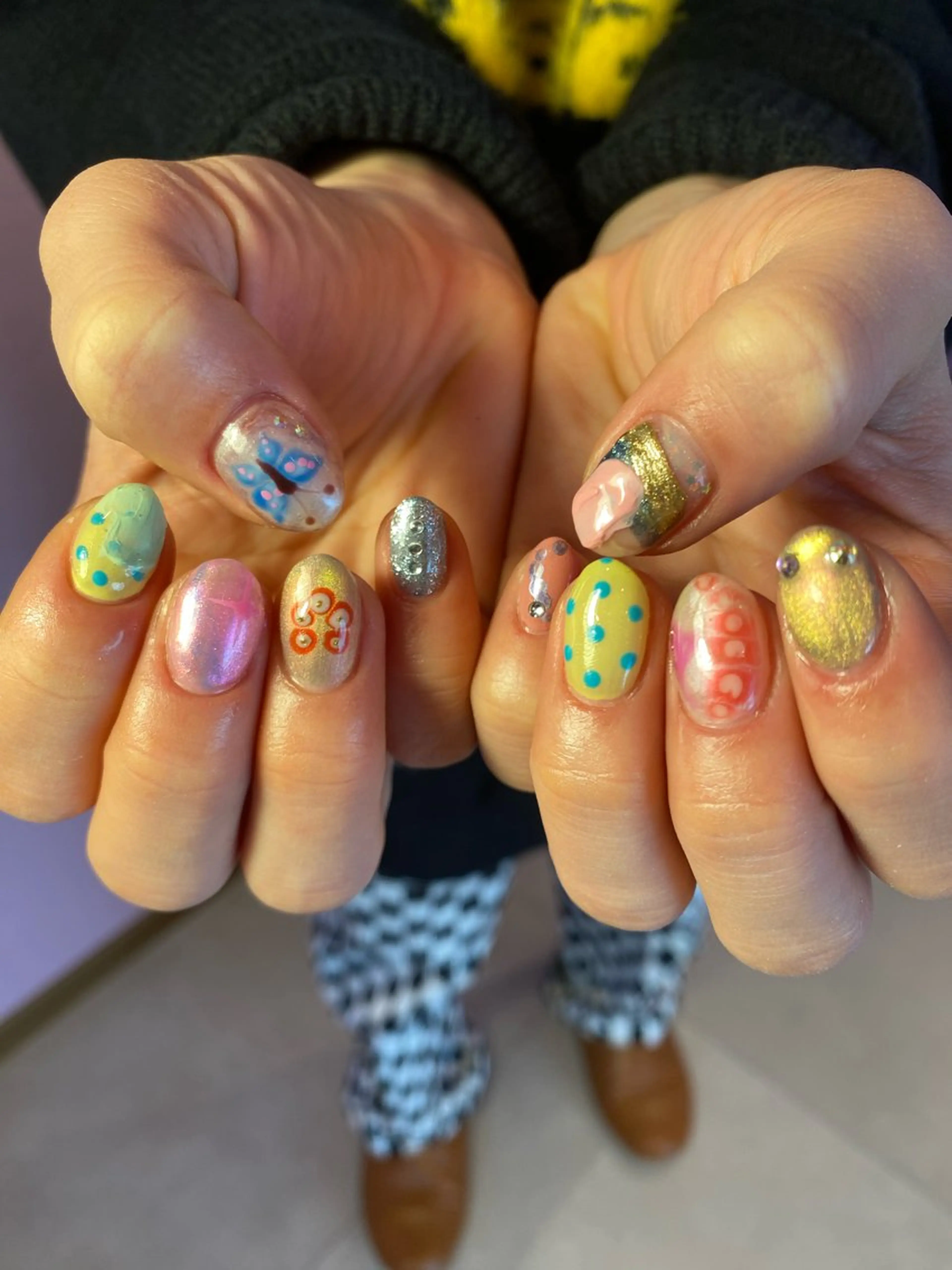 ネイル ハンドネイル NICO nail　三軒茶屋店　ネイル＆アイラッシュ所属・oichan 𖦹°‧のネイルデザイン