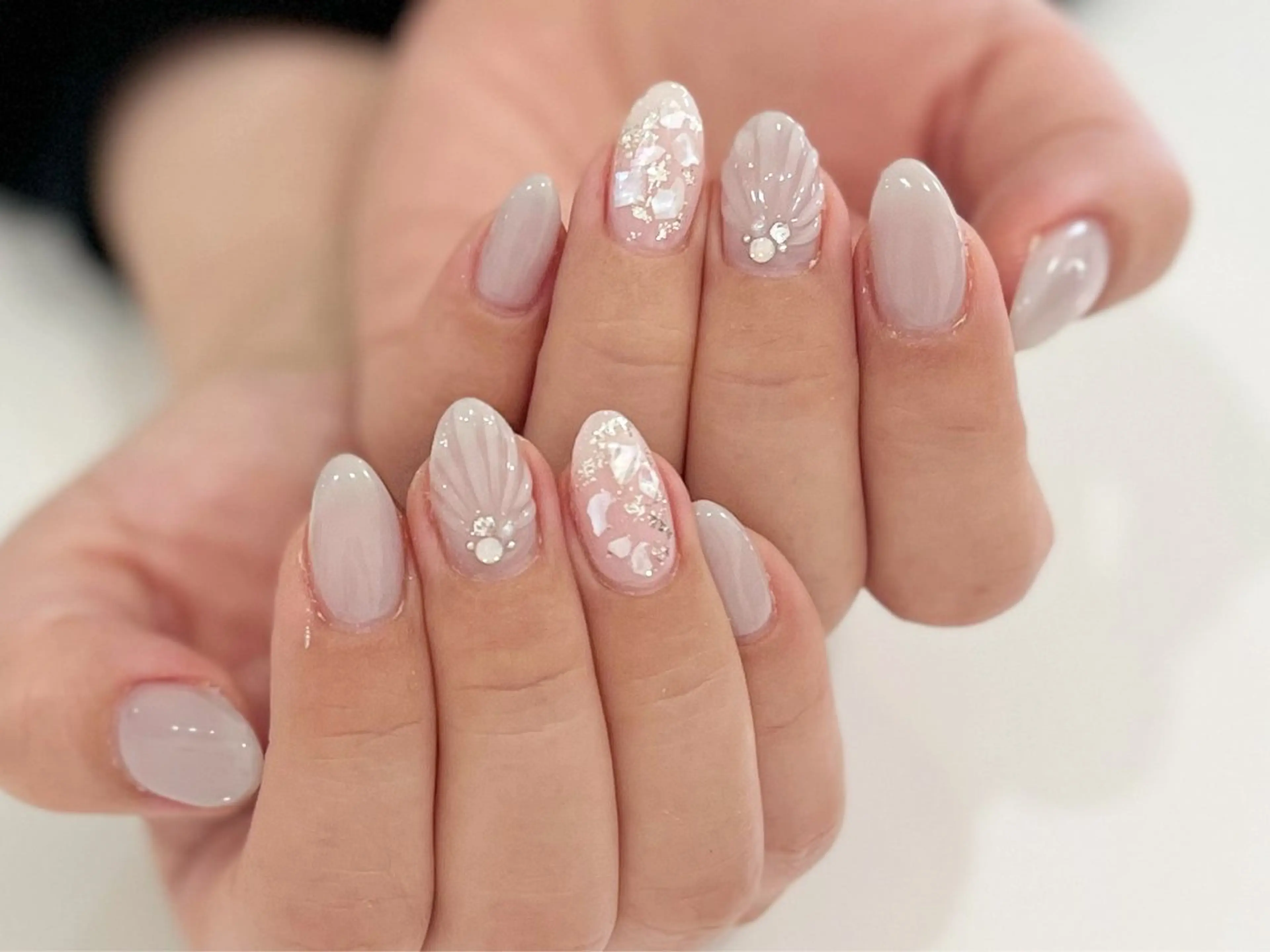 ネイル フットネイル ニュアンスネイル シンプルネイル 春ネイル 夏ネイル ハンドネイル ネイル フフラ所属・nail fufla ♡yamane♡のネイルデザイン