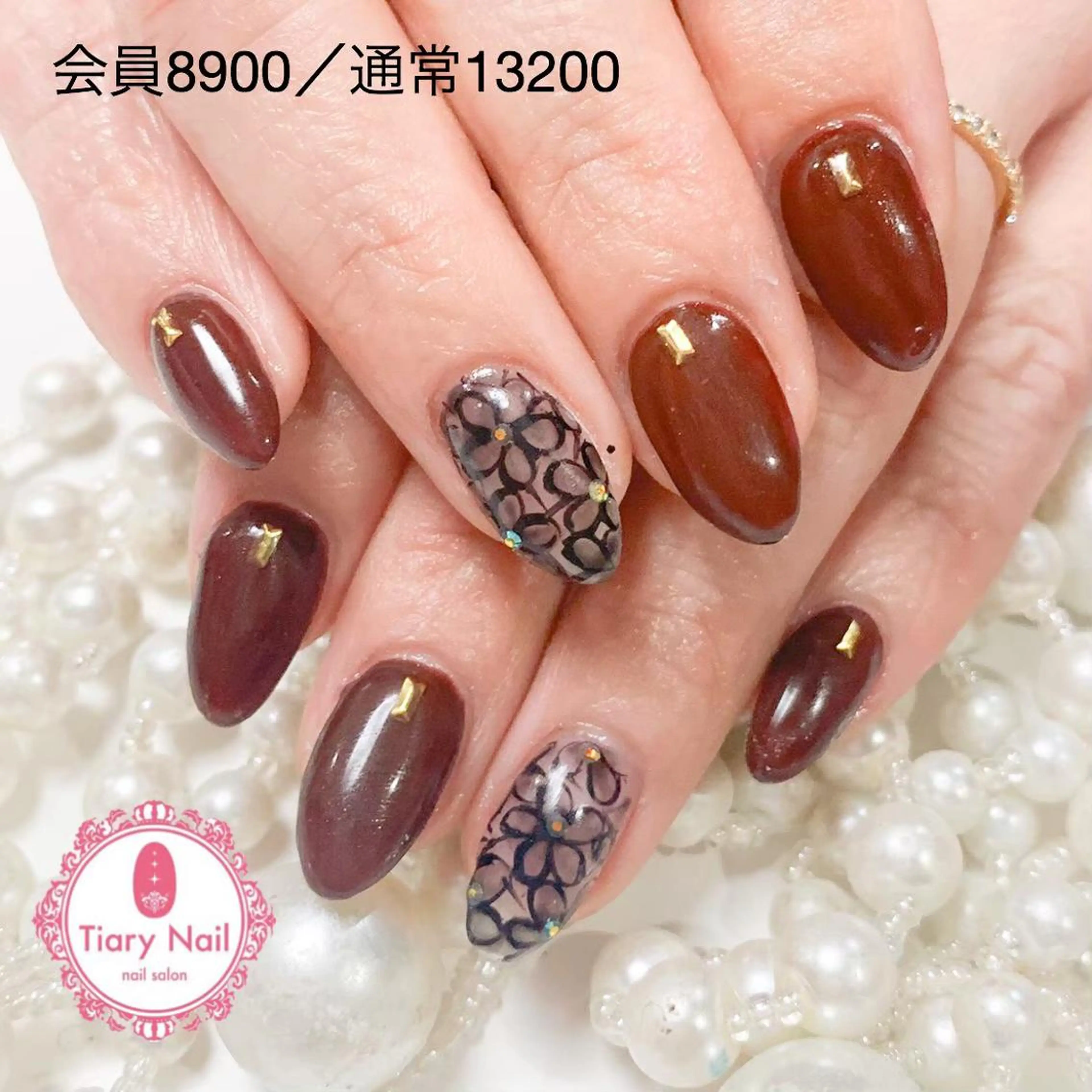 ネイル 💗🪽Tiary Nail🪽💗のネイルデザイン