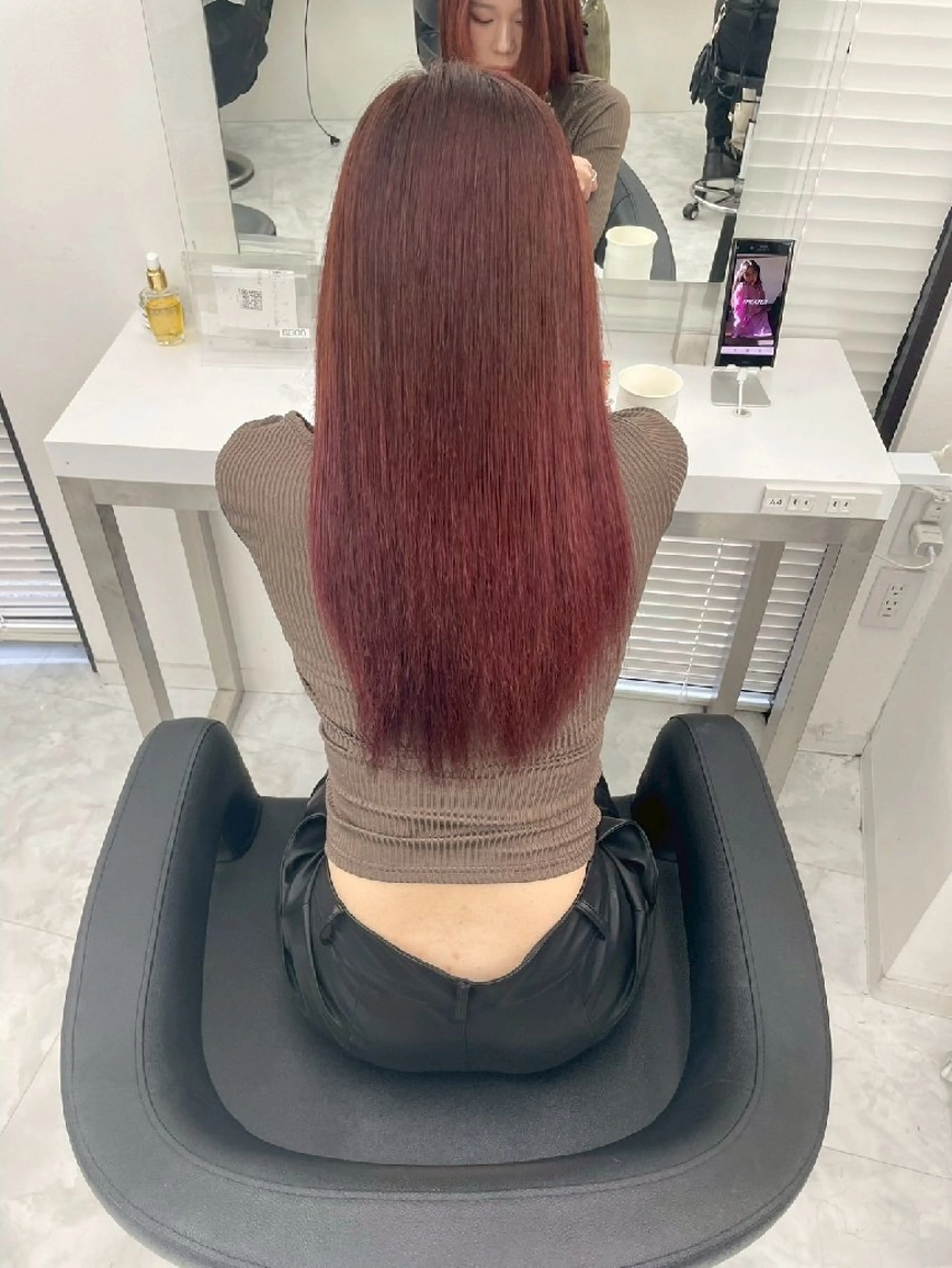 カラー ブリーチ ケアブリーチ ブリーチなしカラー 髪質改善 🍒renka🍒 ボブ/ショート/暖色のヘアスタイル