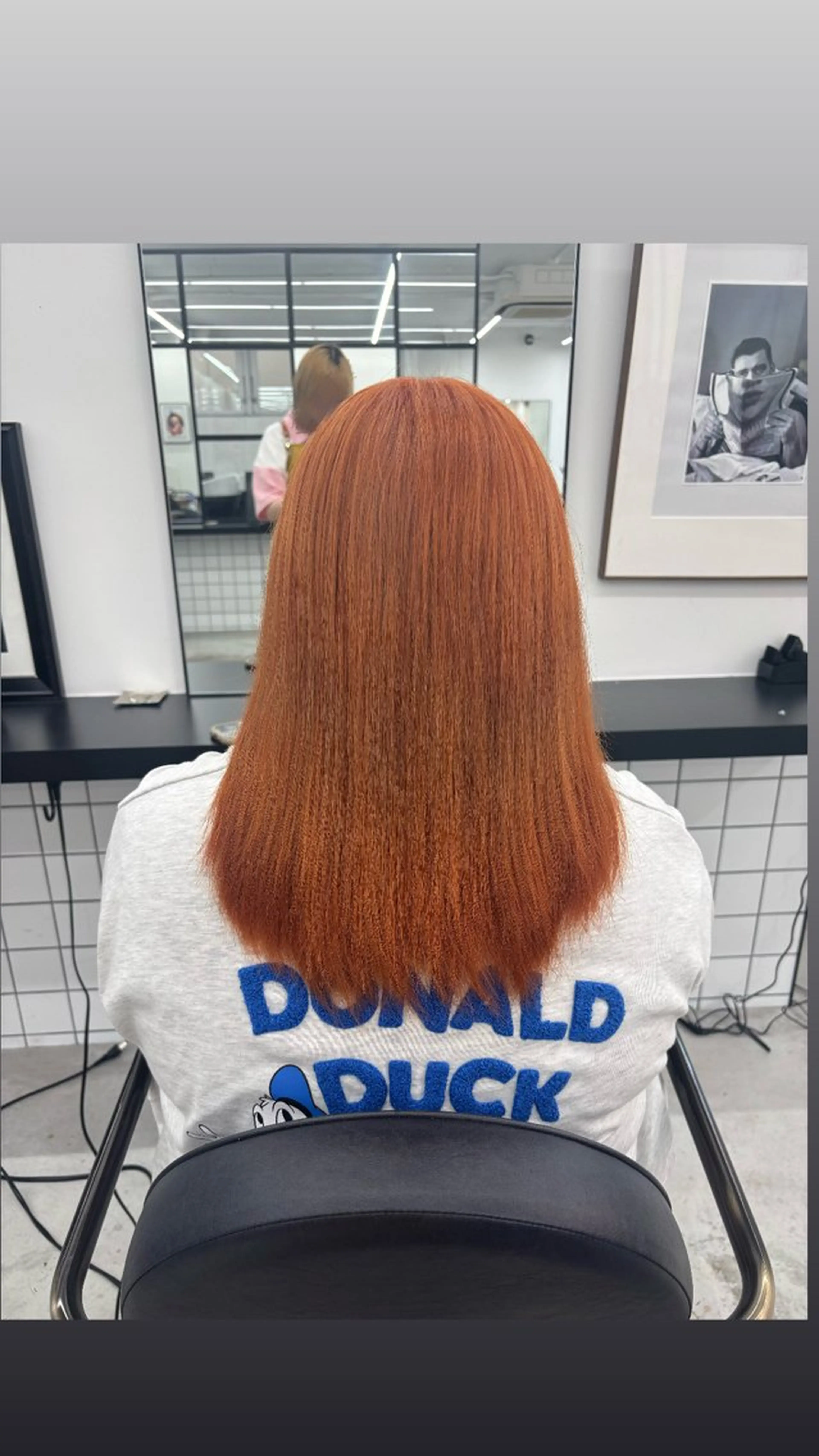 ミディアム カラー ブリーチ オレンジ ヘアカラー トリートメント ヘッドスパ 🌼あいり🌼 JILLSTUDIOのヘアスタイル