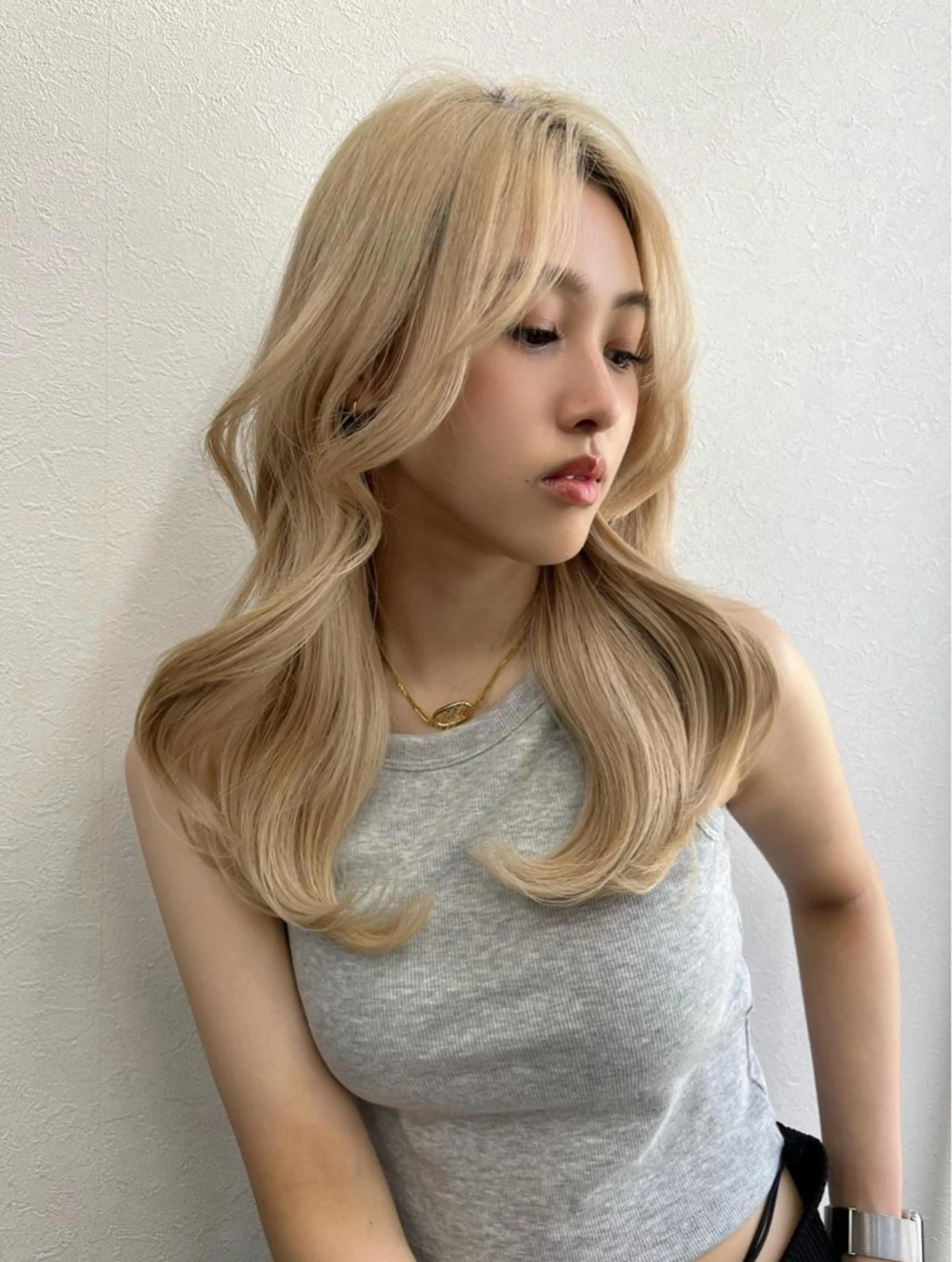 ロング カット ヘアカラー トリートメント NIKA所属・レイヤーカット🤍 seriraのヘアスタイル