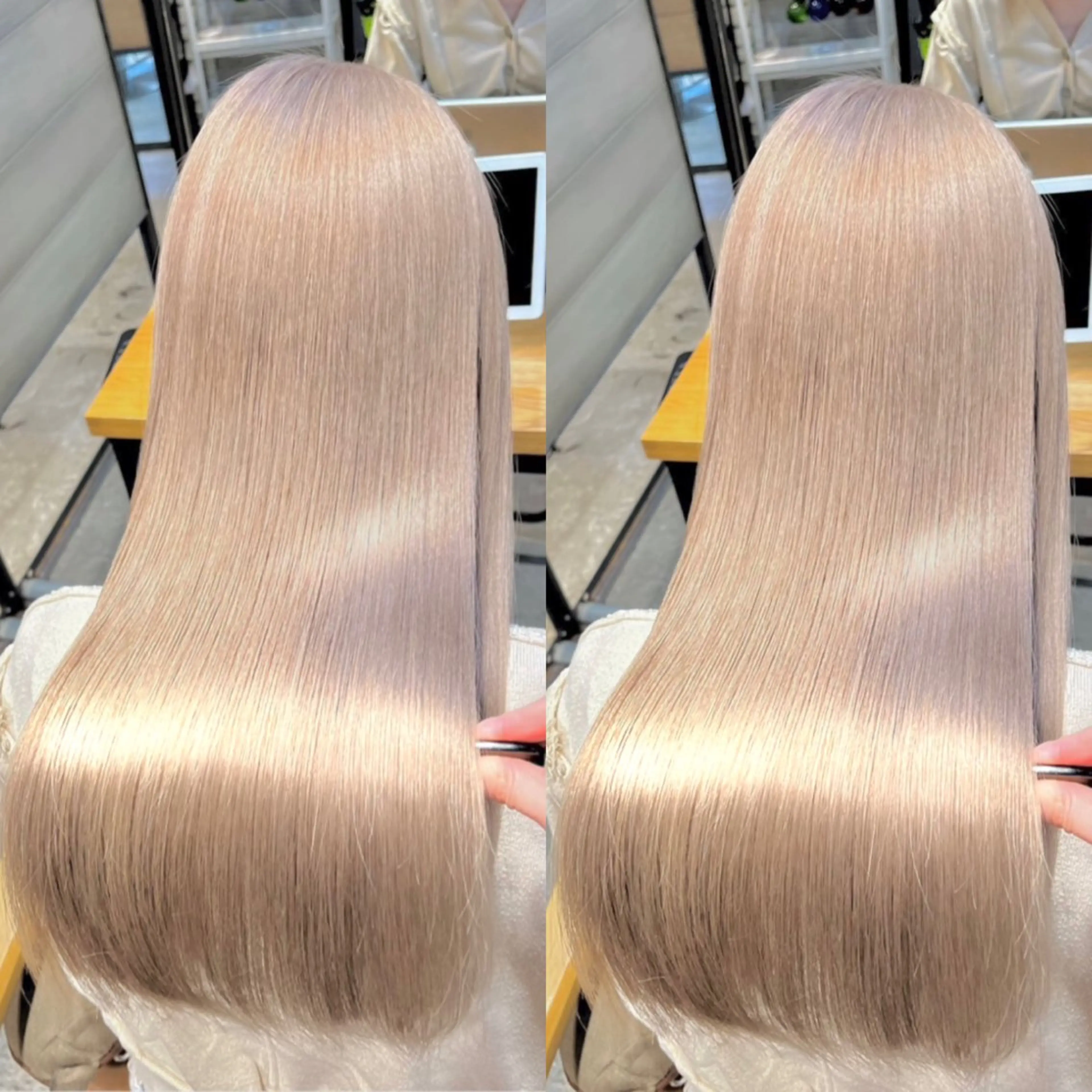 ロング カラー 新宿/髪質改善/ 縮毛矯正/松永ゆいのヘアスタイル