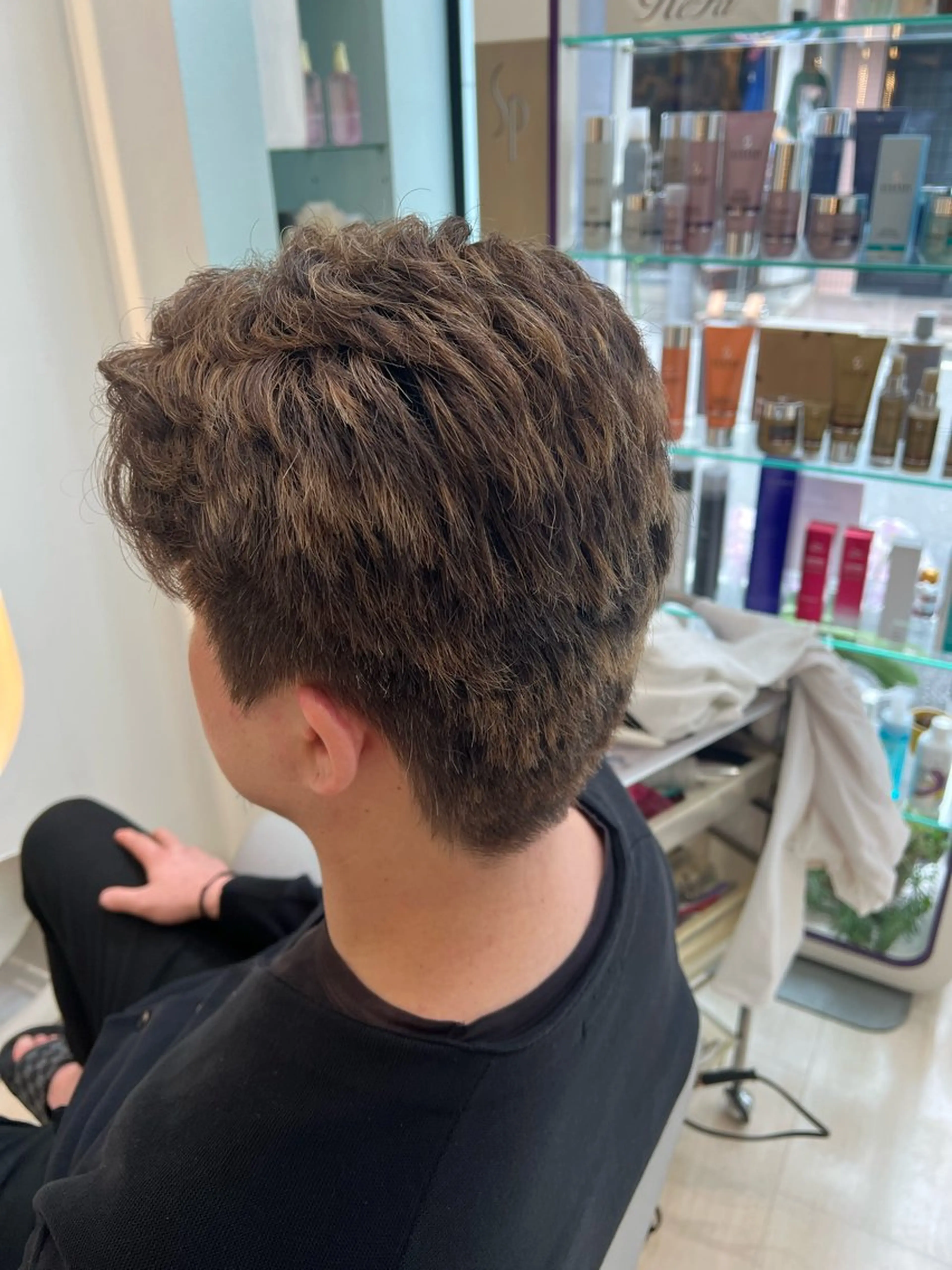 ミディアム カラー 堀井 凌平のヘアスタイル