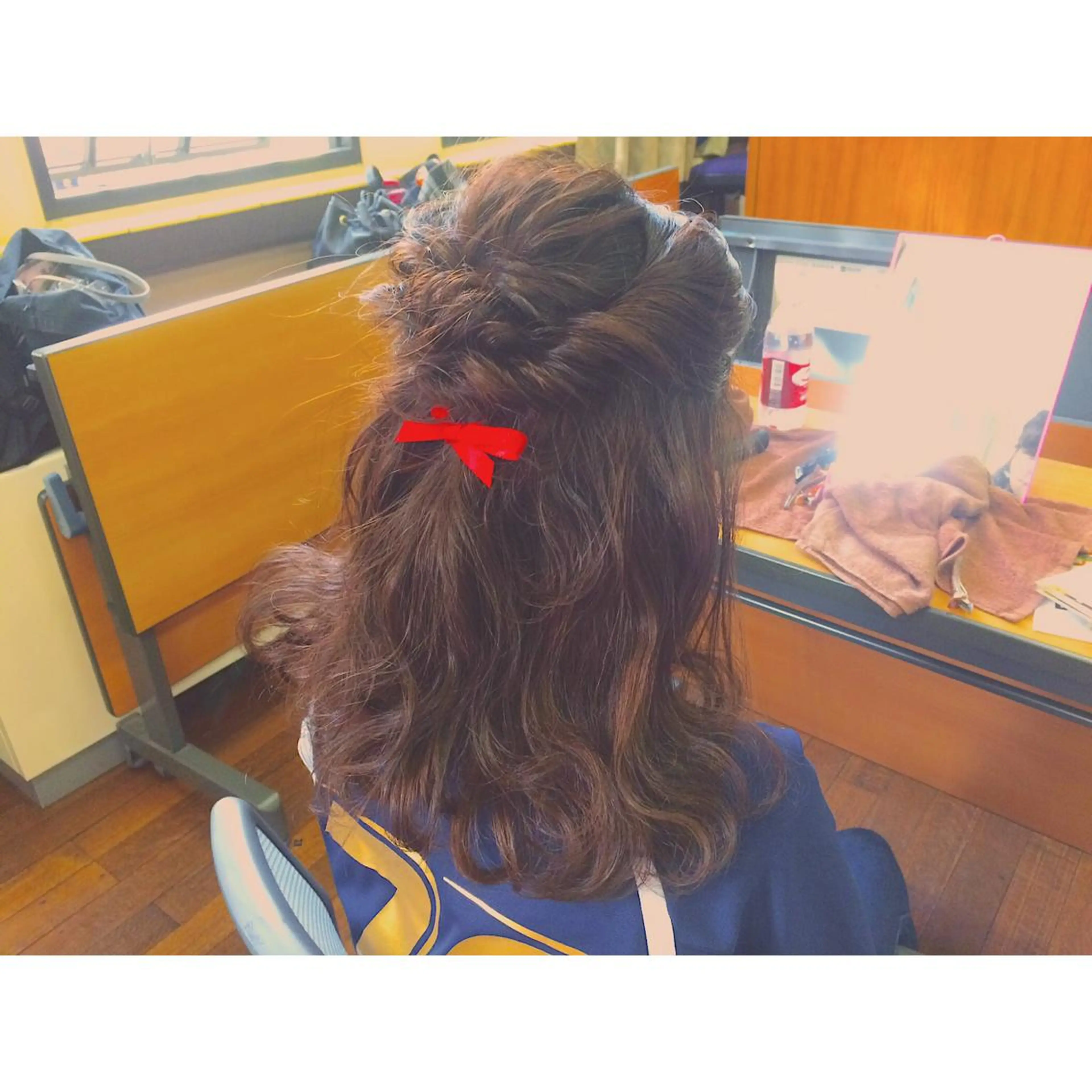 ヘアアレンジ 藤井 菜緒のヘアスタイル