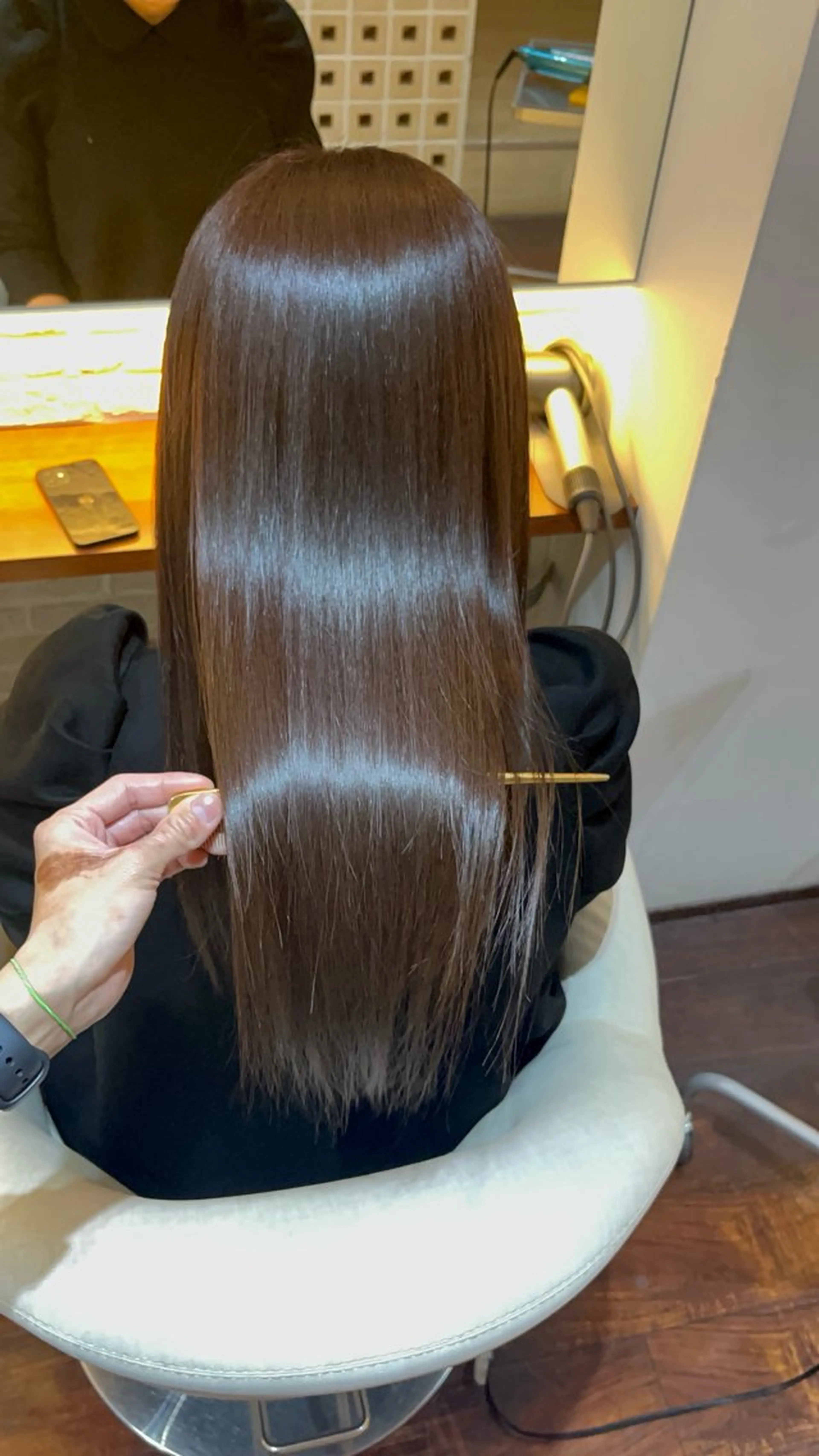 ロング 縮毛矯正 トリートメント CoCooN TAKUMAのヘアスタイル