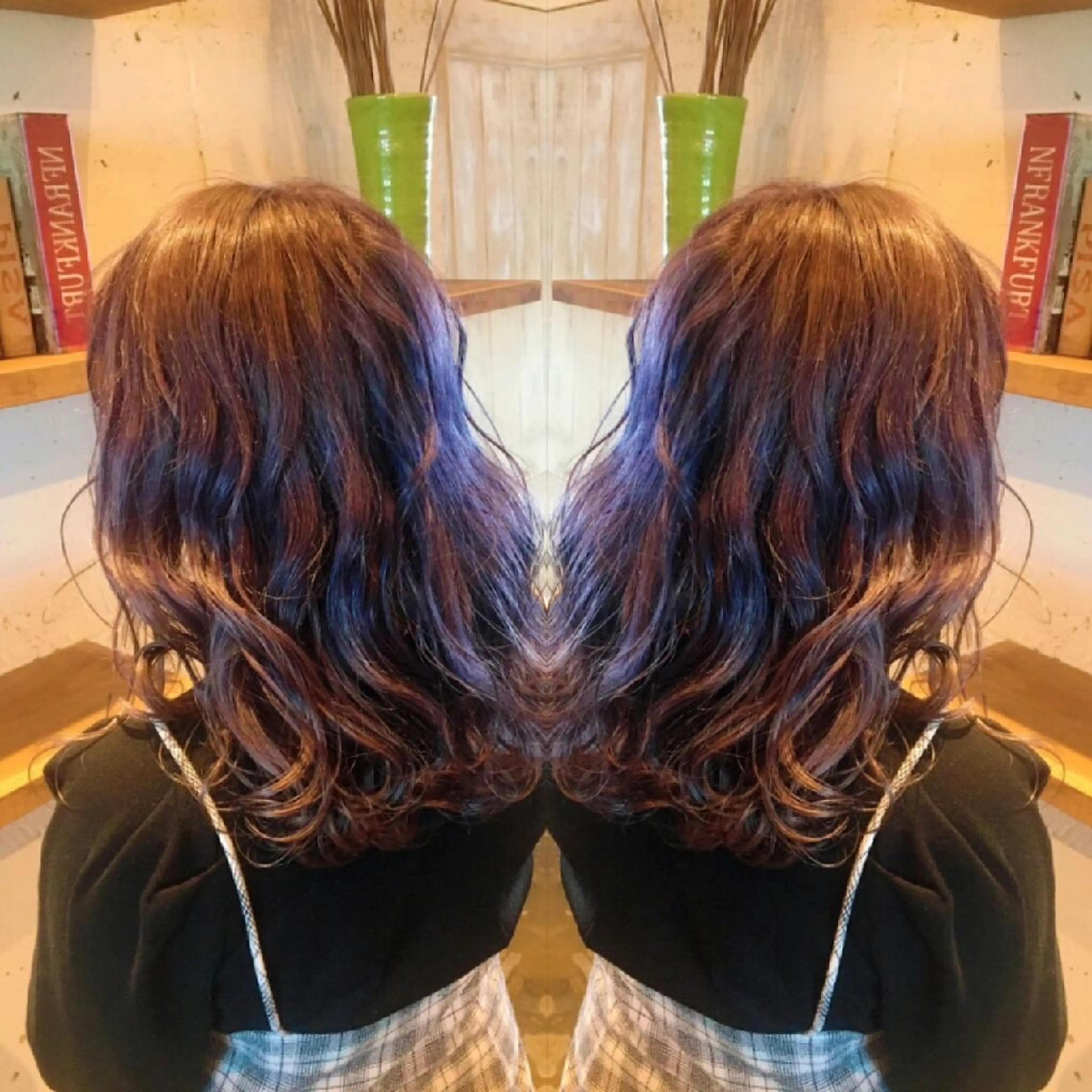 カラー バイオレットカラー ヘアカラー Beyond（kitaro）所属・石井辰功也 フリーランス美容師のヘアスタイル