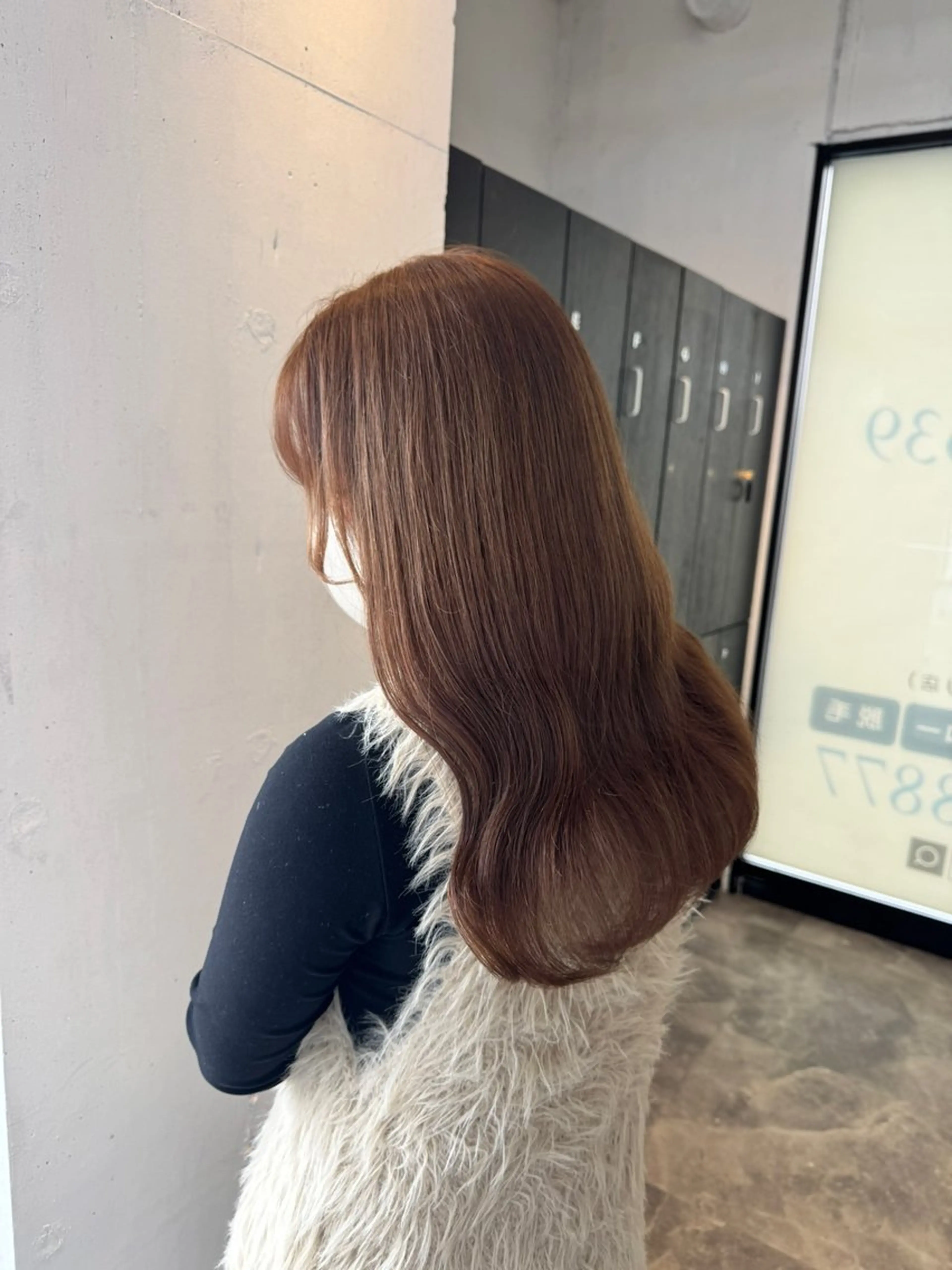 ロング カラー 蓮田 好良のヘアスタイル