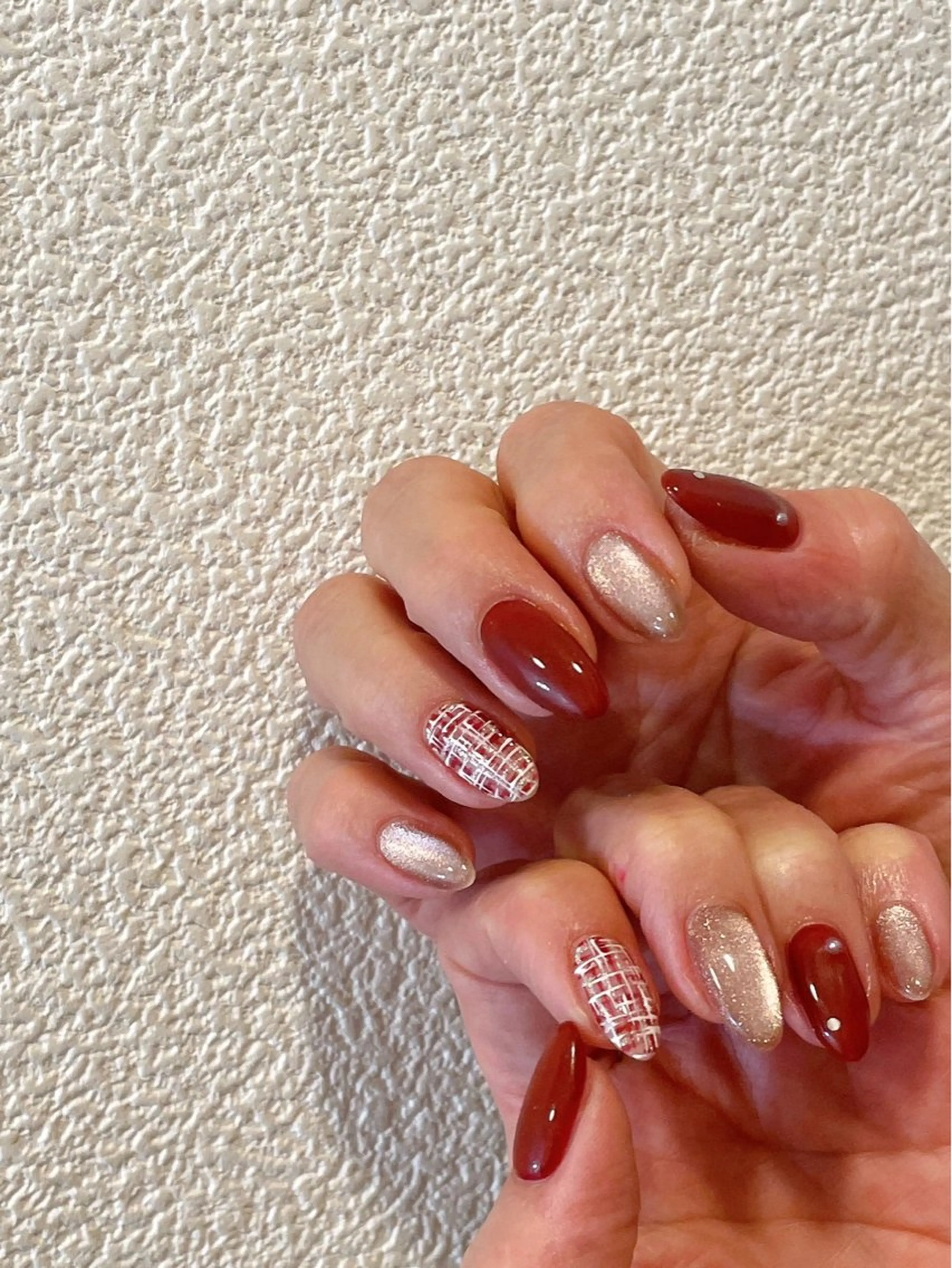 ネイル オーロラネイル フットネイル フレンチネイル ジェルネイル マグネットネイル ハンドネイル Mogu nail 二子玉川のネイルデザイン