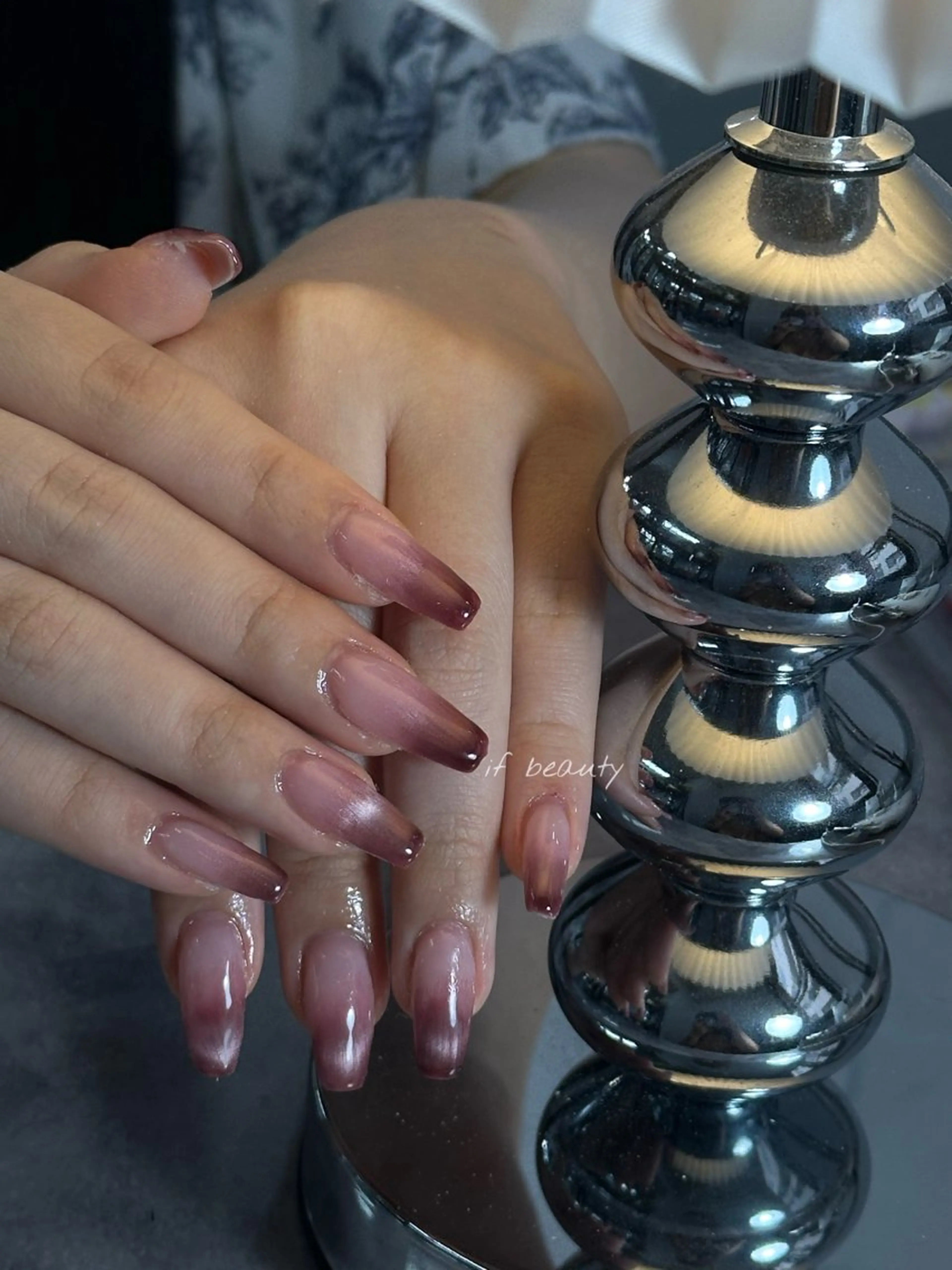 ネイル アートネイル ジェルネイル グラデーション パラジェル ワンホンネイル ハンドネイル if Hair＆Nail Salon所属・IKA /海外ネイル /個性派/ワンホンのネイルデザイン