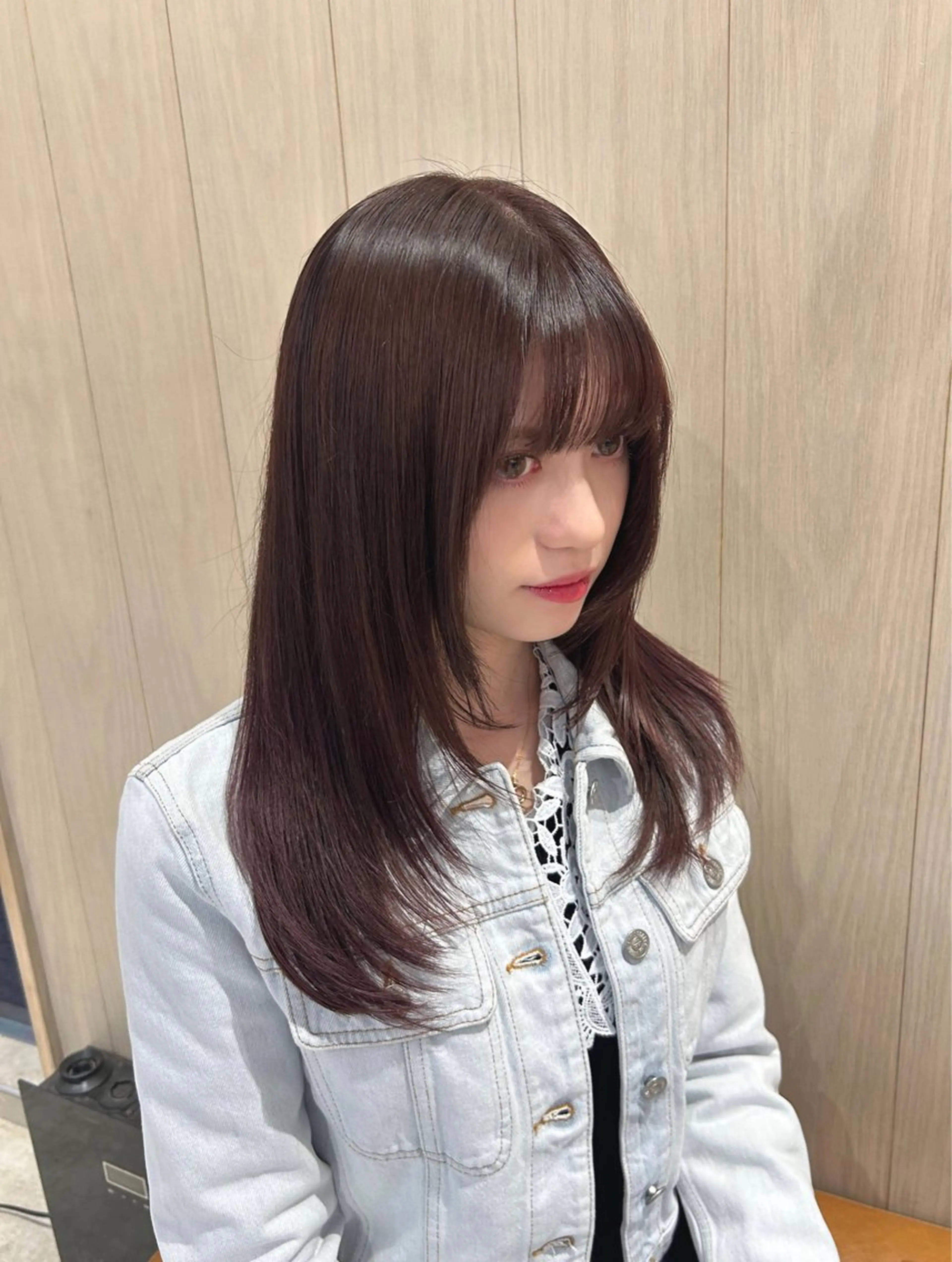 セミロング カラー カット ヘアカラー トリートメント Rina🎀艶髪 愛されモテベージュのヘアスタイル