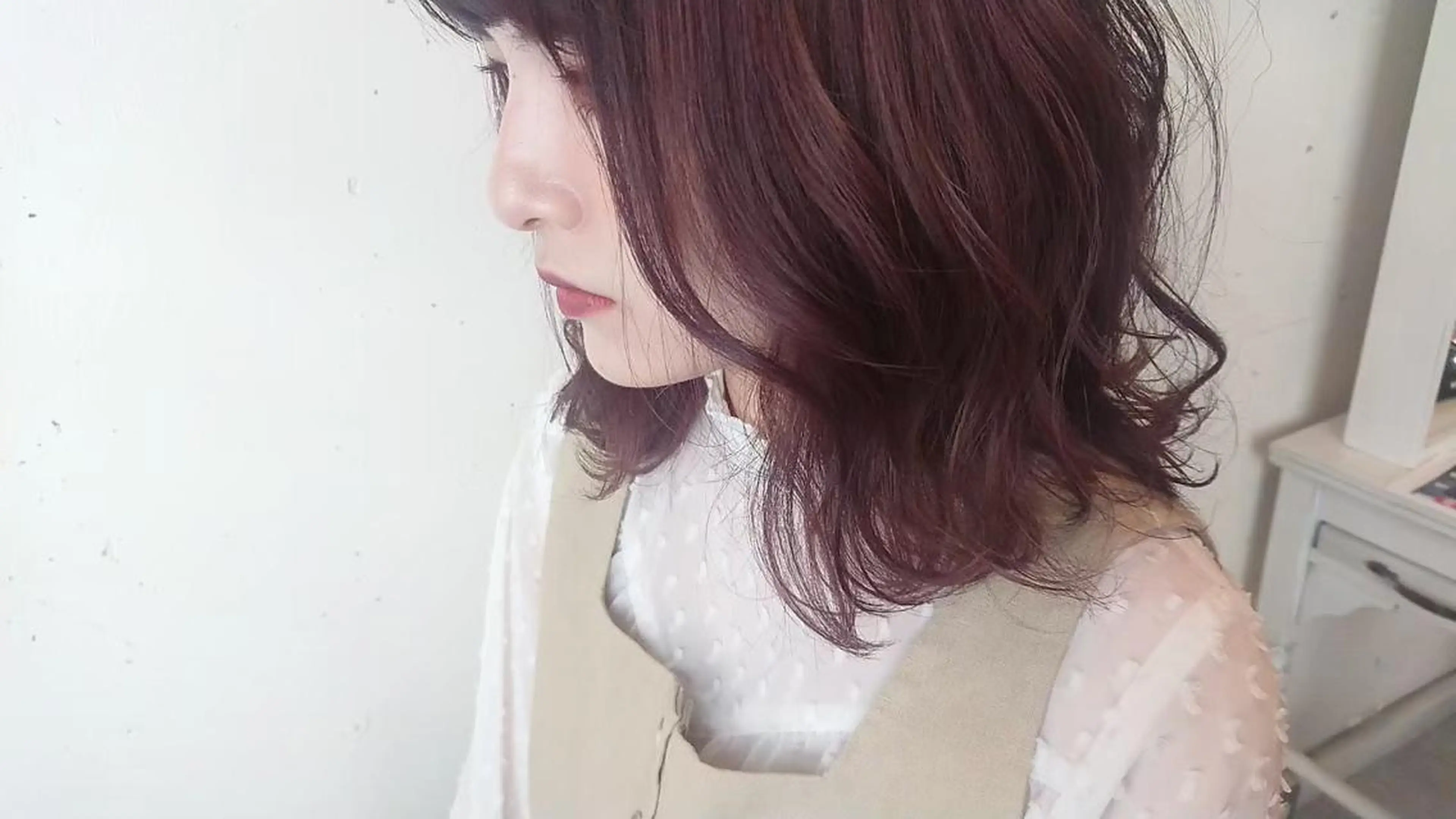 ミディアム カラー ヘアアレンジ ヘアカラー ◎モチマル チアキ◎のヘアスタイル