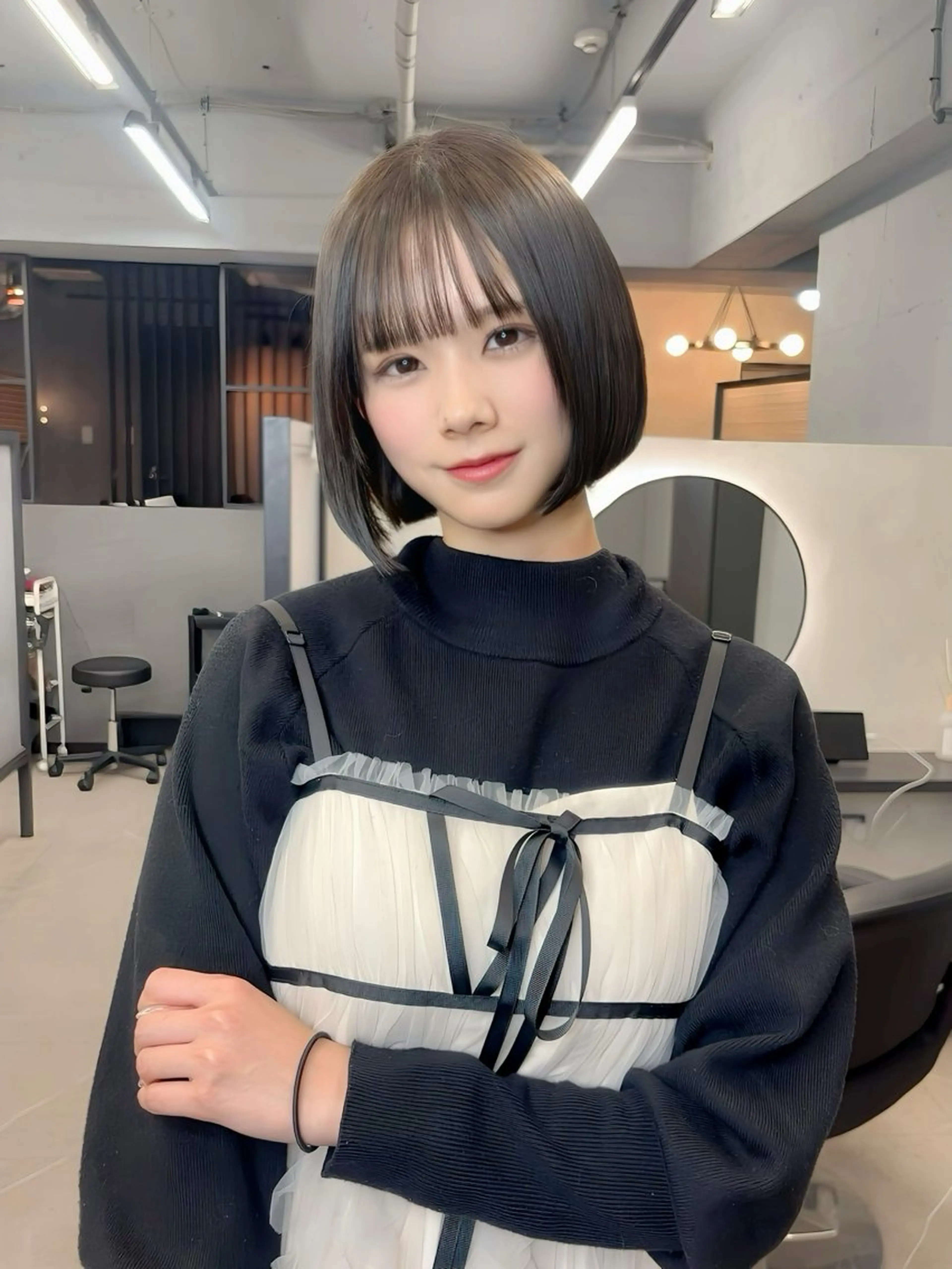 ショート カラー 新宿/髪質改善/ 縮毛矯正/松永ゆいのヘアスタイル