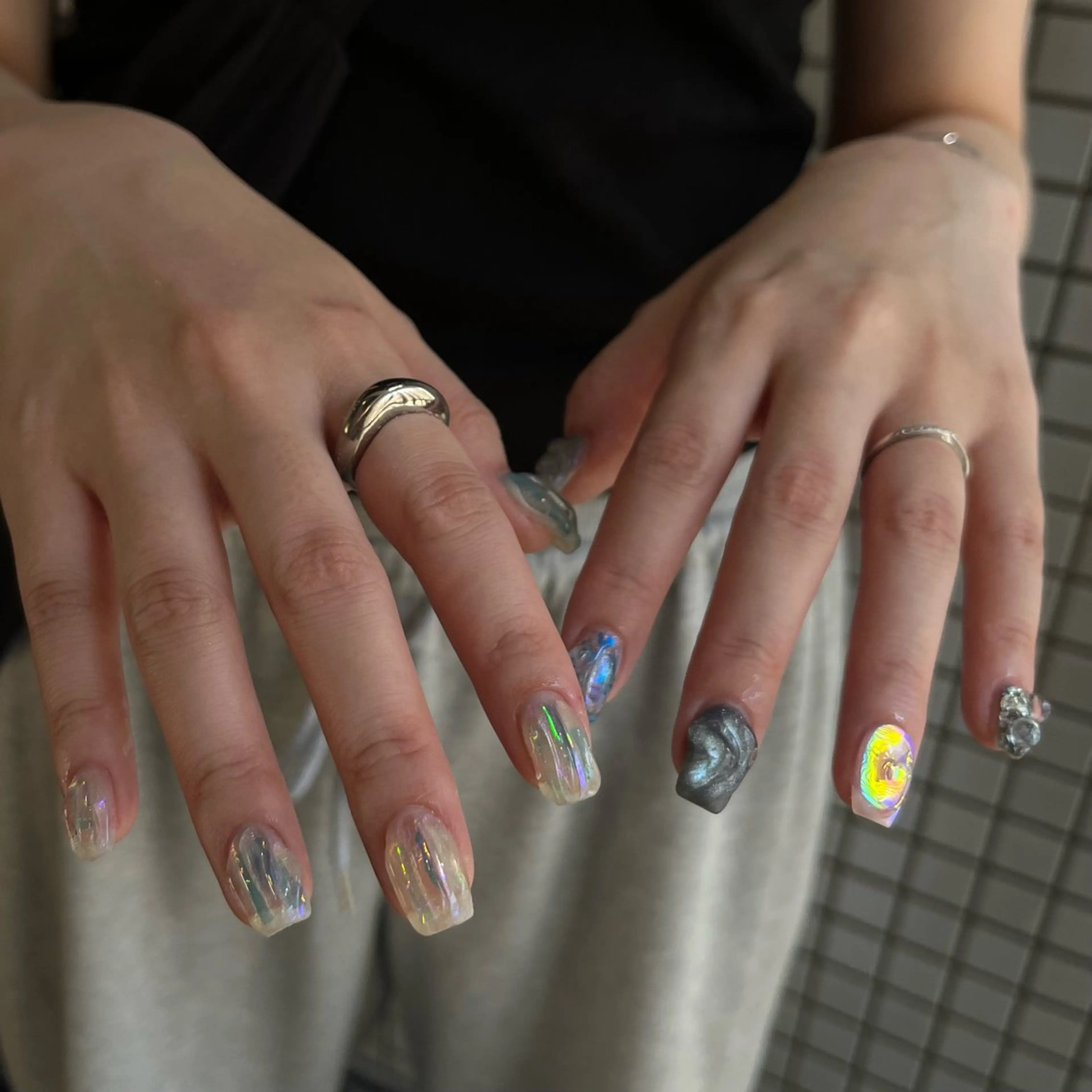 ネイル ハンドネイル フットネイル 小川 柚香のネイルデザイン