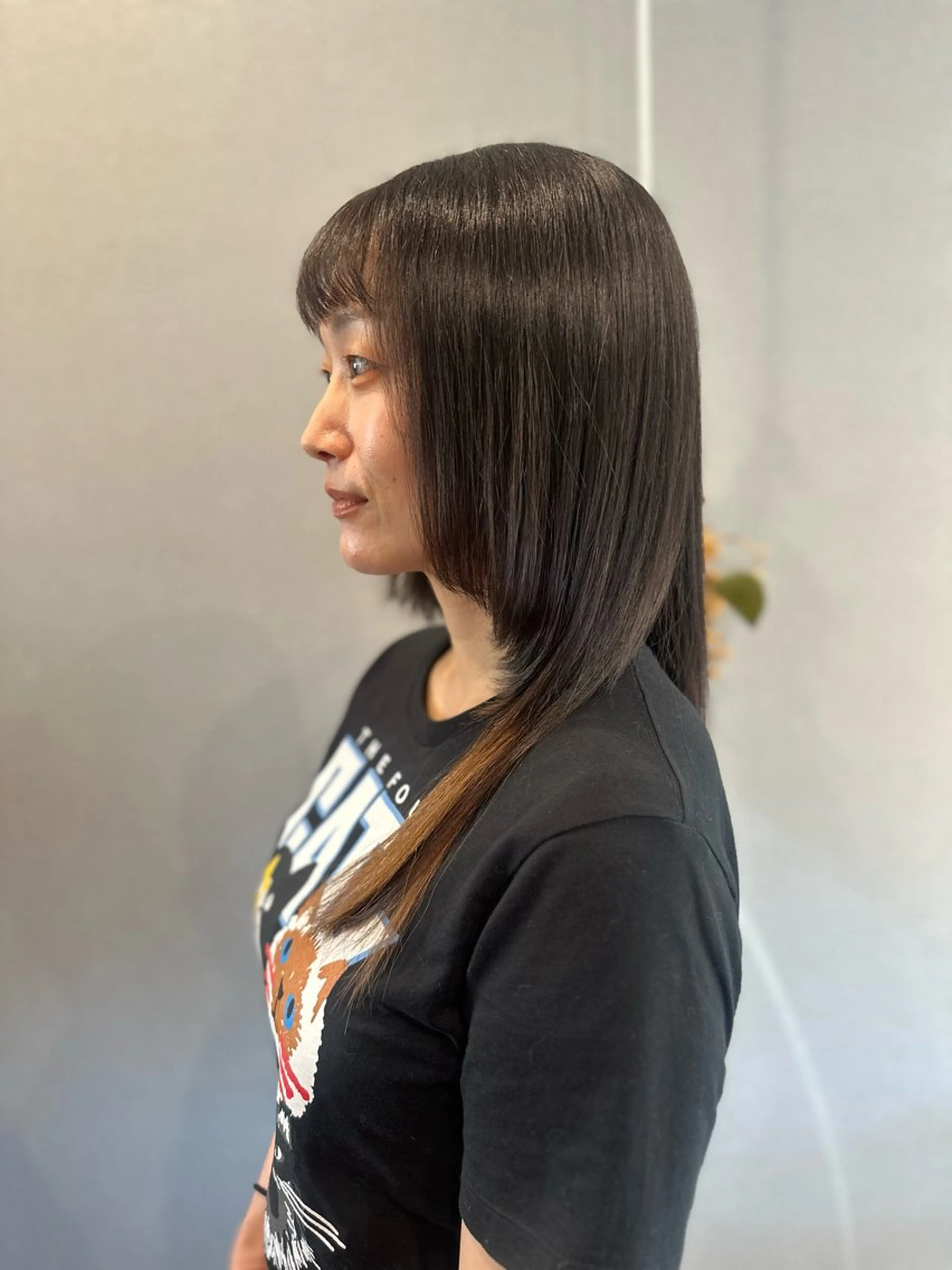 ロング カラー カット ヘアカラー トリートメント K Harukaのヘアスタイル