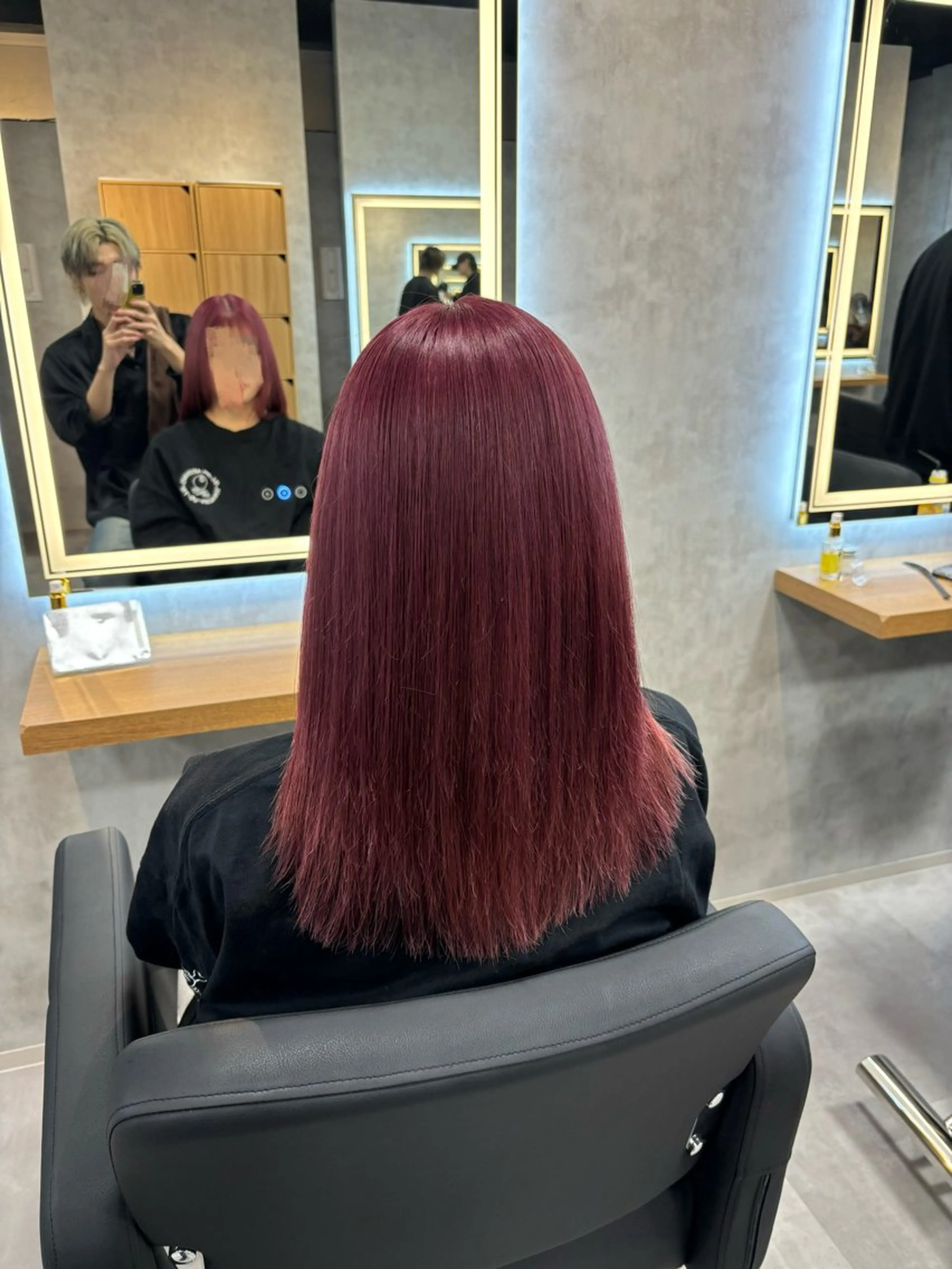 ロング カラー パーマ ヘアアレンジ 透明感ブリーチカラー 🌈TOMOHIROのヘアスタイル