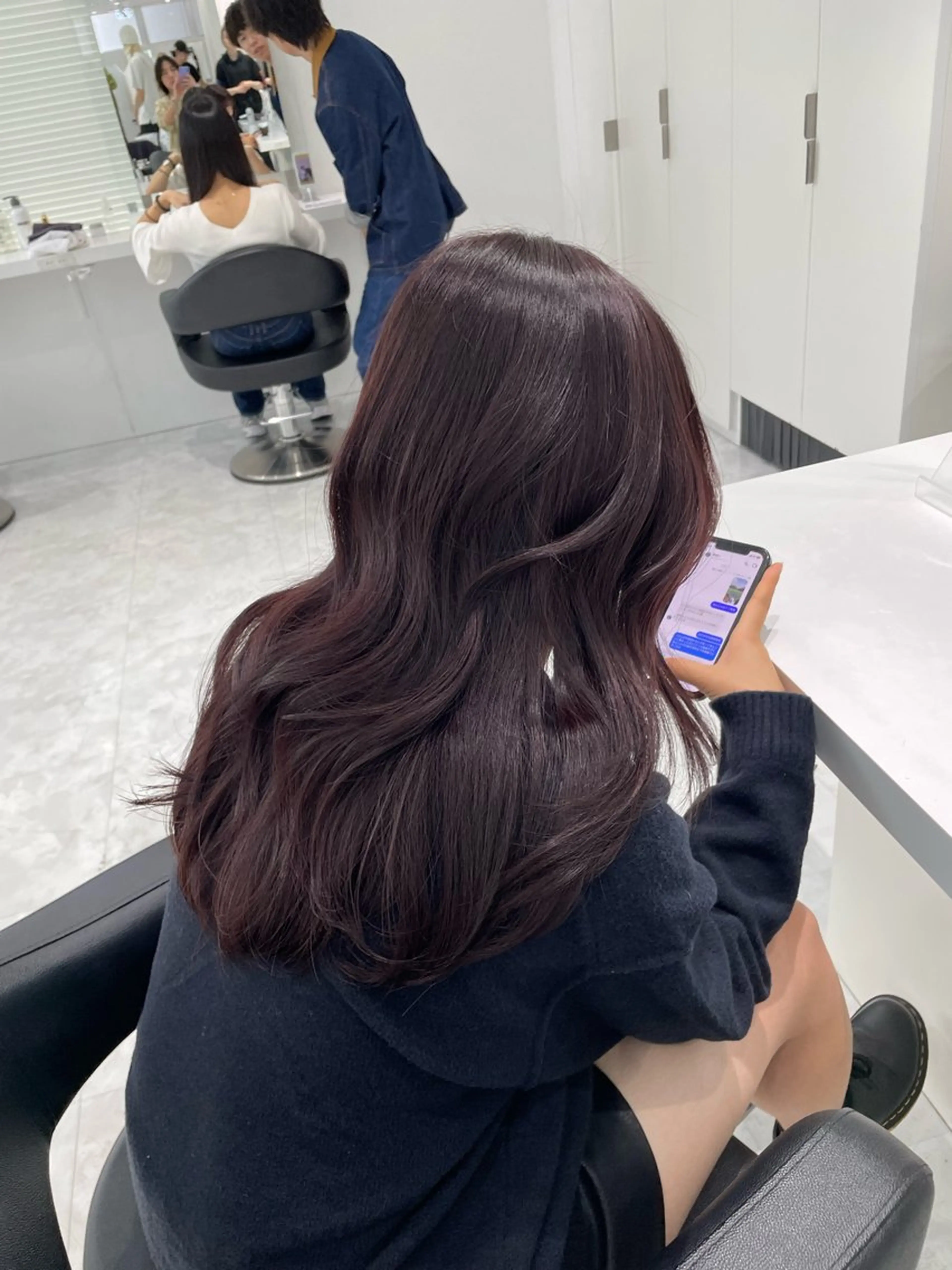 セミロング カラー 💎透明感カラー /kaito💎のヘアスタイル