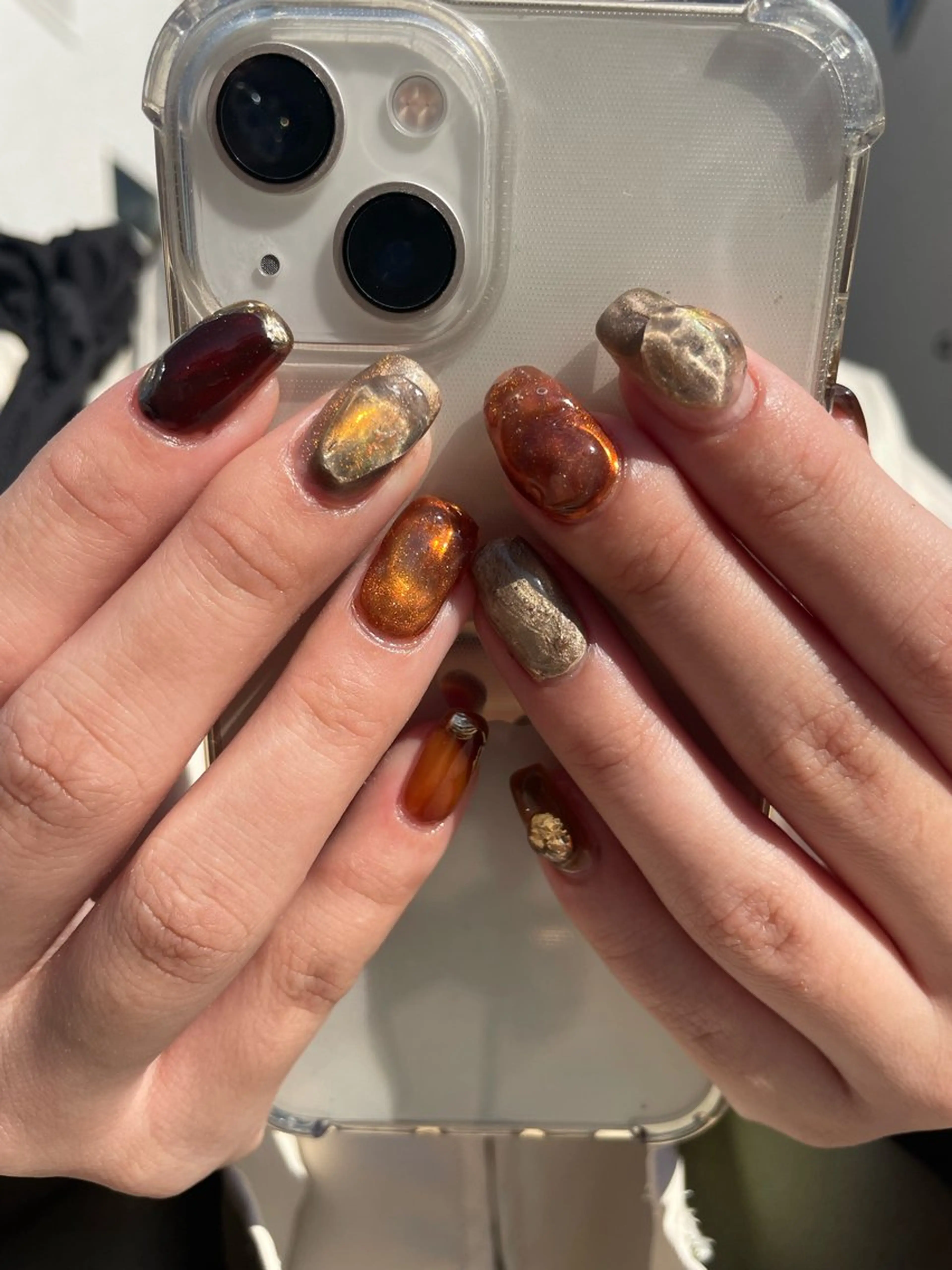 ネイル ハンドネイル Sea  nail by emaのネイルデザイン