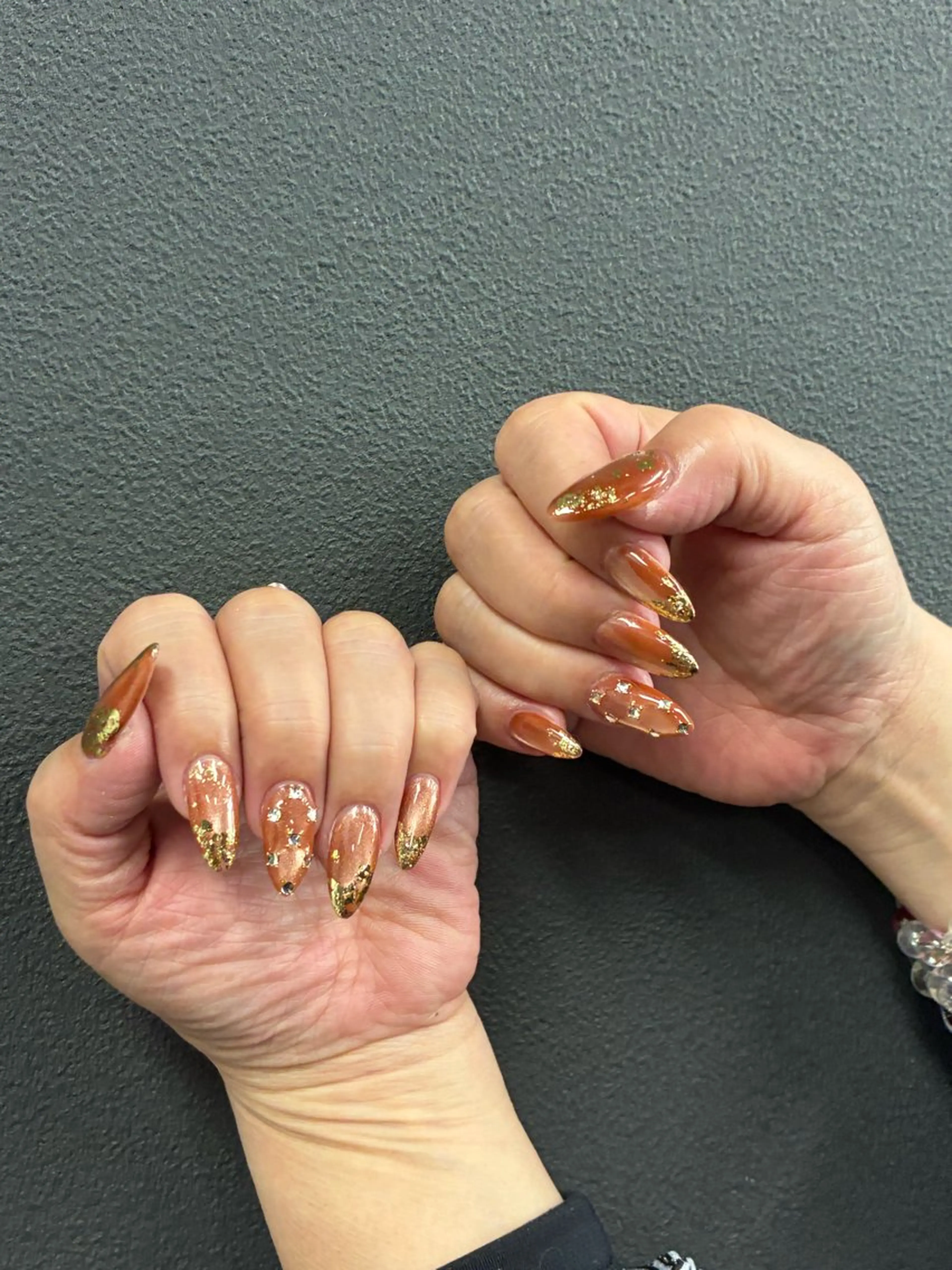 ネイル 韓国ネイル 持ち込み ニュアンスネイル ネイルチップ ハンドネイル ANA.CHUO 本川越店舗のネイルデザイン