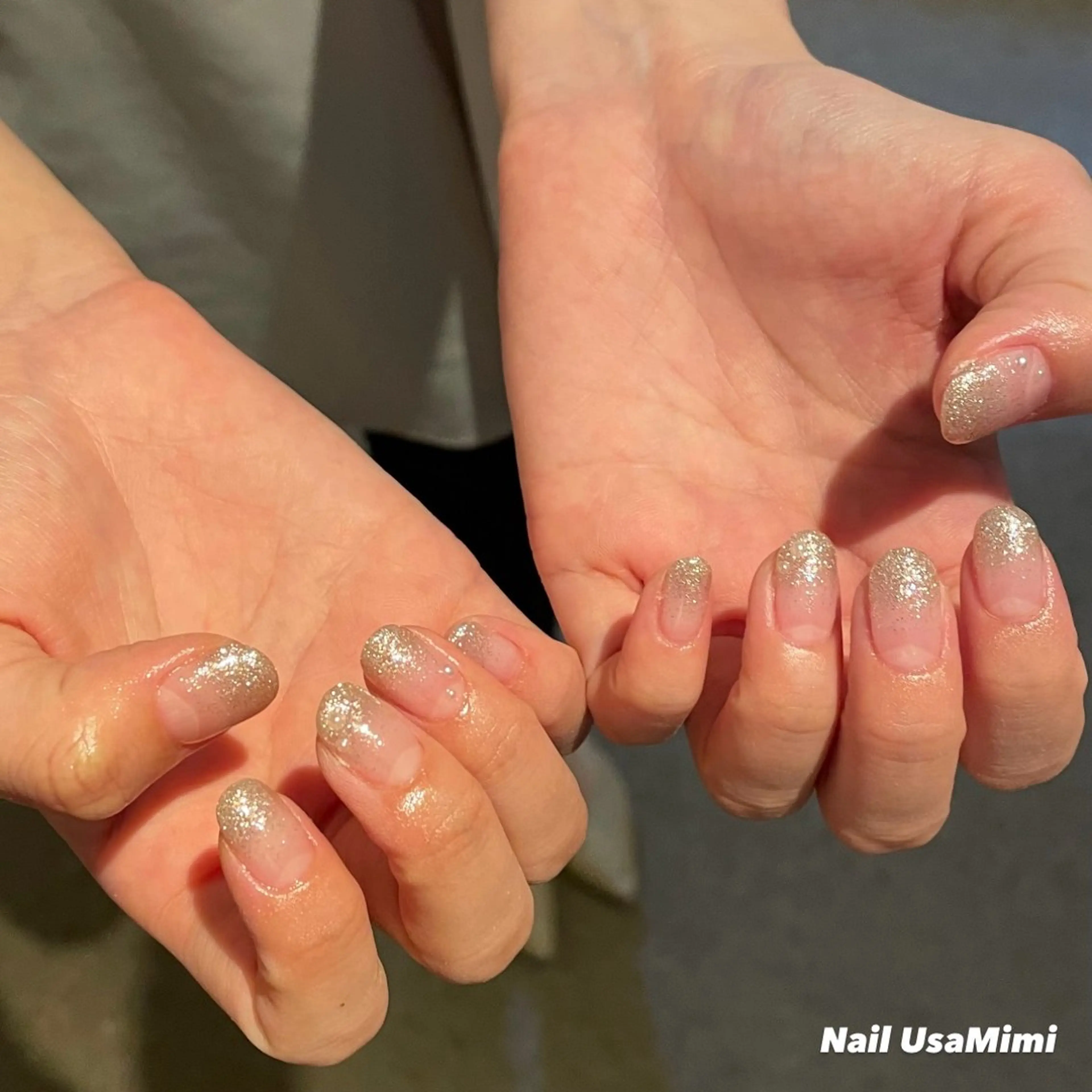 ネイル ラメ(グリッター) ラメグラデーション ハンドネイル NAIL DOT STUDIO堺筋本町のネイルデザイン