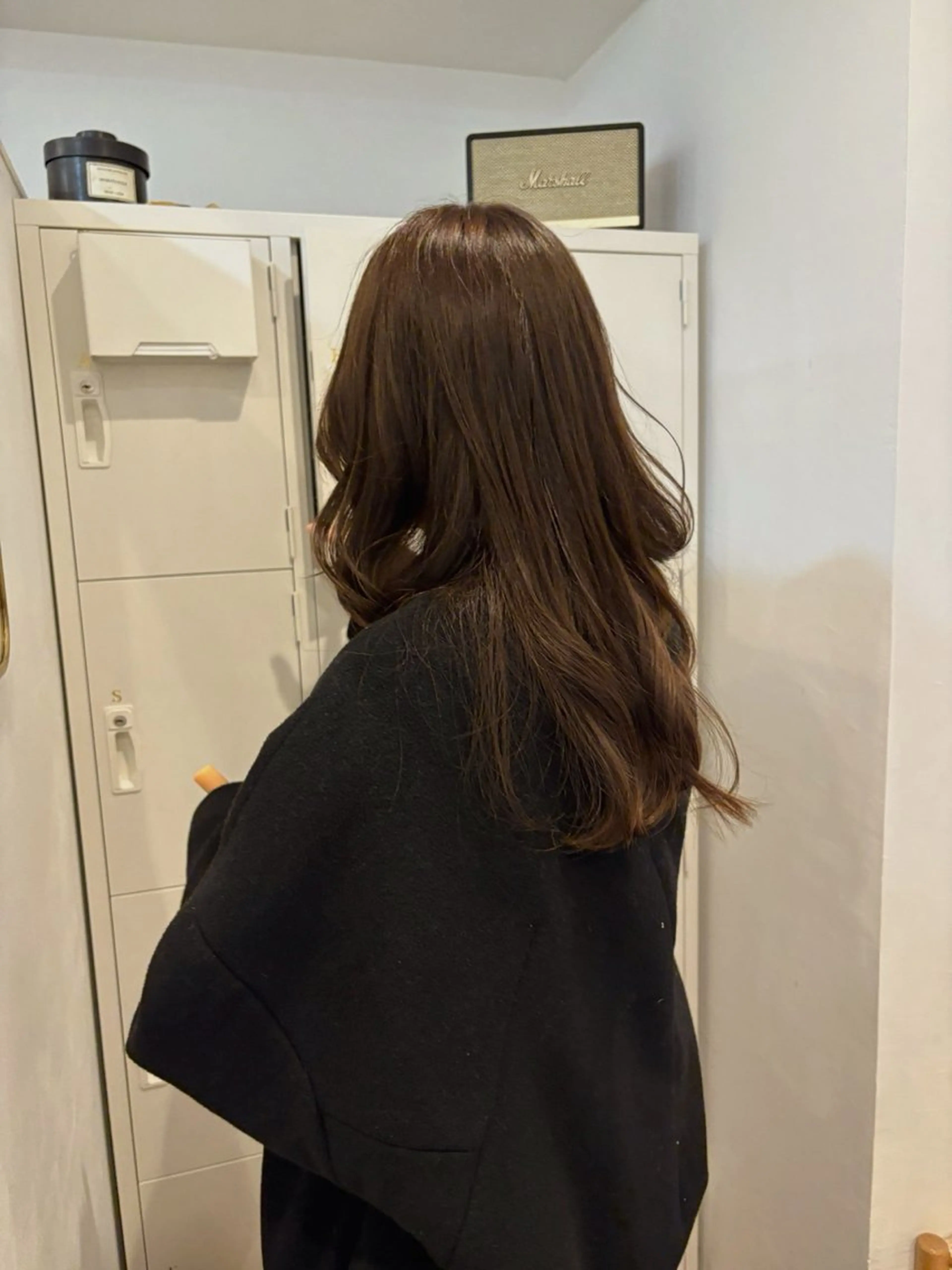 ロング カラー ベージュカラー ブラウンカラー ブラウンベージュ カット ヘアカラー 梅田／ベージュ レイヤー／ヌマタのヘアスタイル