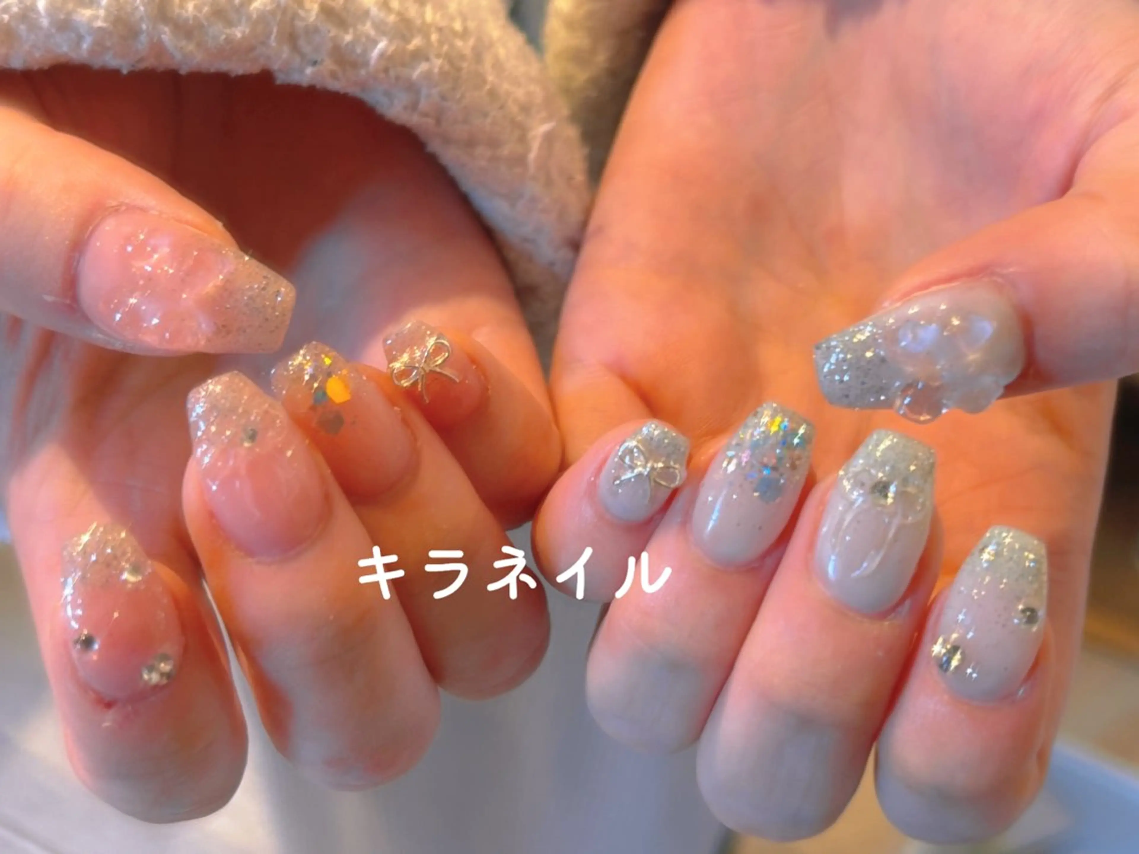 ネイル ハンドネイル 💗ココ✨🪞 🎀co coのネイルデザイン