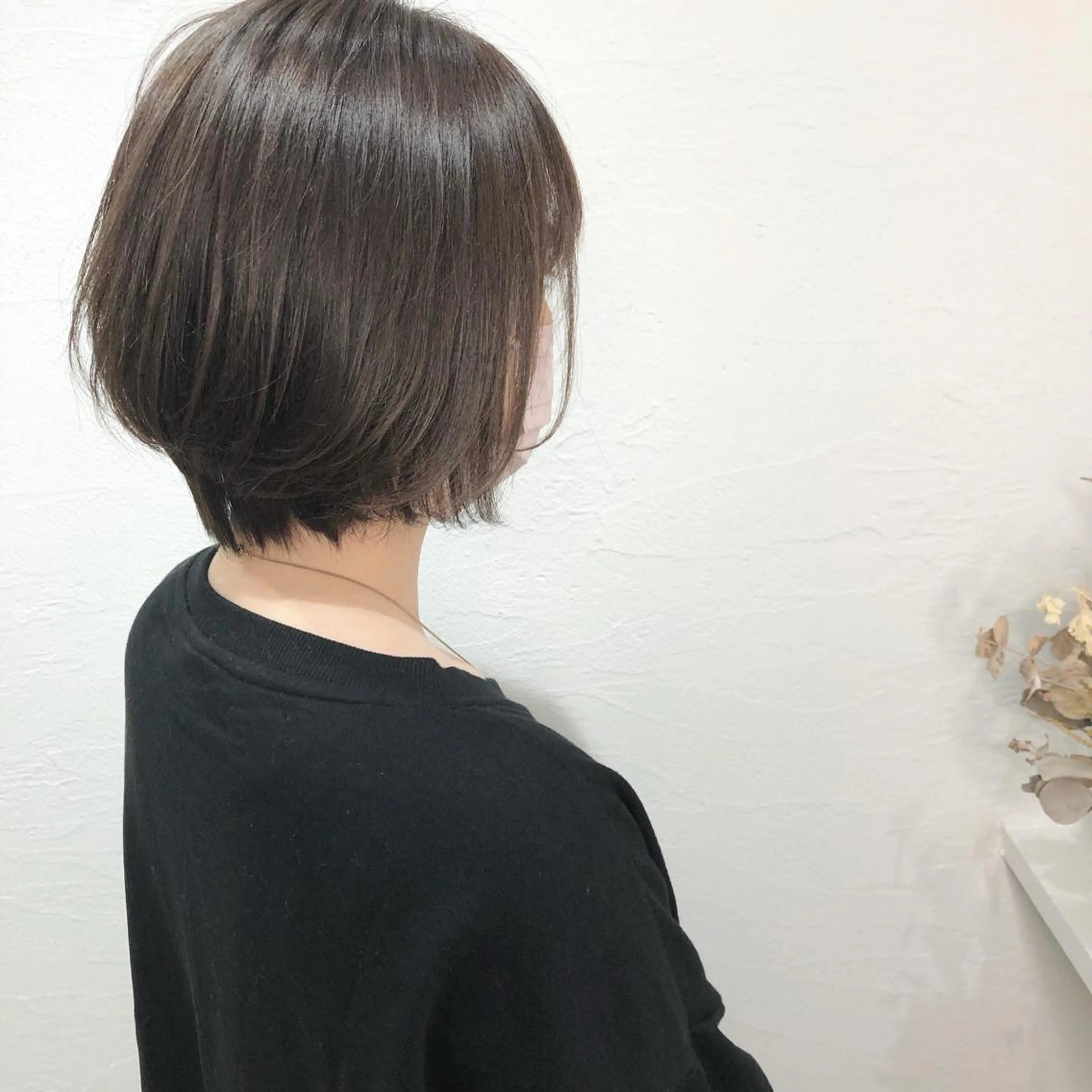 ショート ヘアカラー トリートメント ＨＩ ROのヘアスタイル