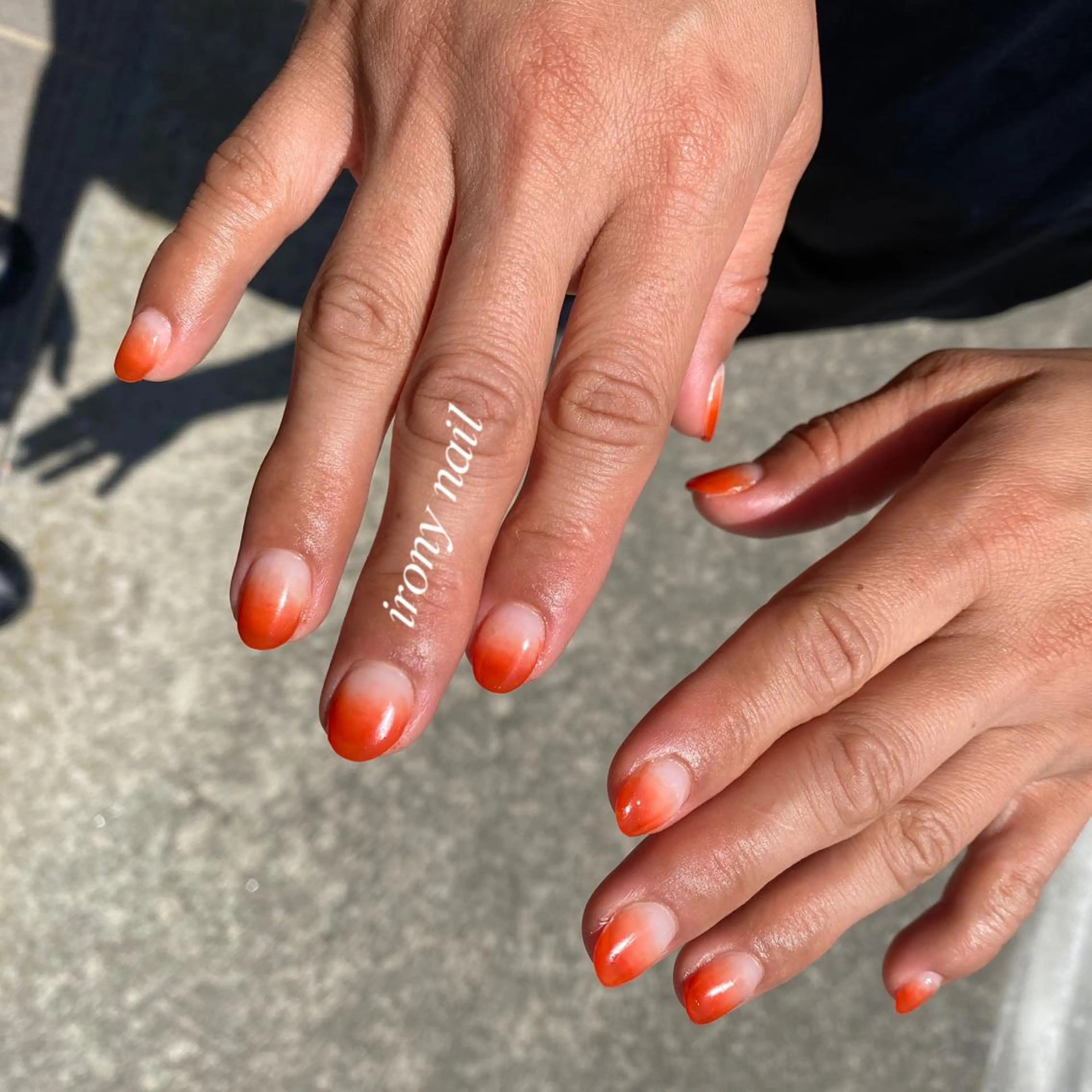 ネイル グラデーション 鹿島台ネイルサロン/ 長さだし◎のネイルデザイン