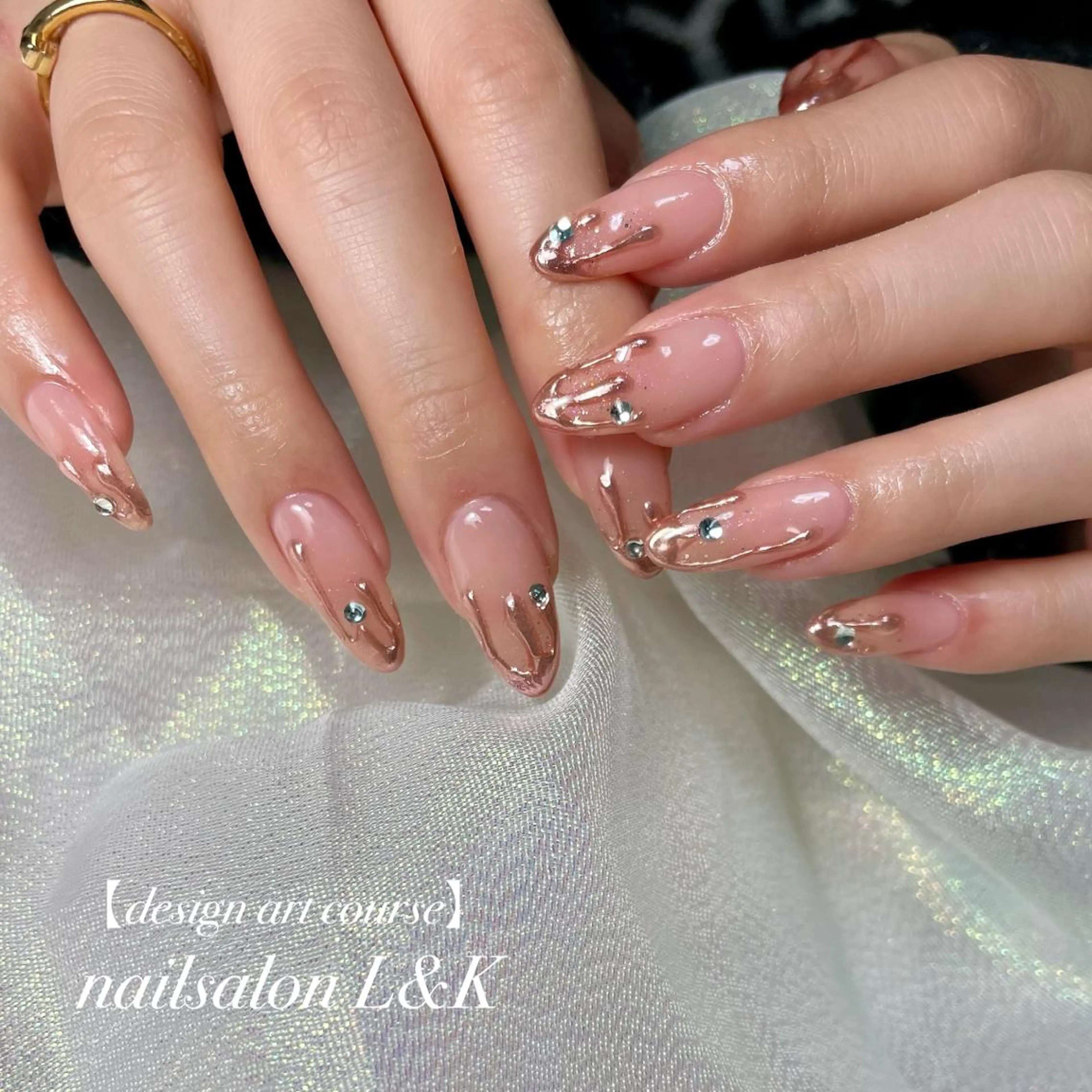 ネイル アートネイル ハンドネイル nailsalon L&Kのネイルデザイン